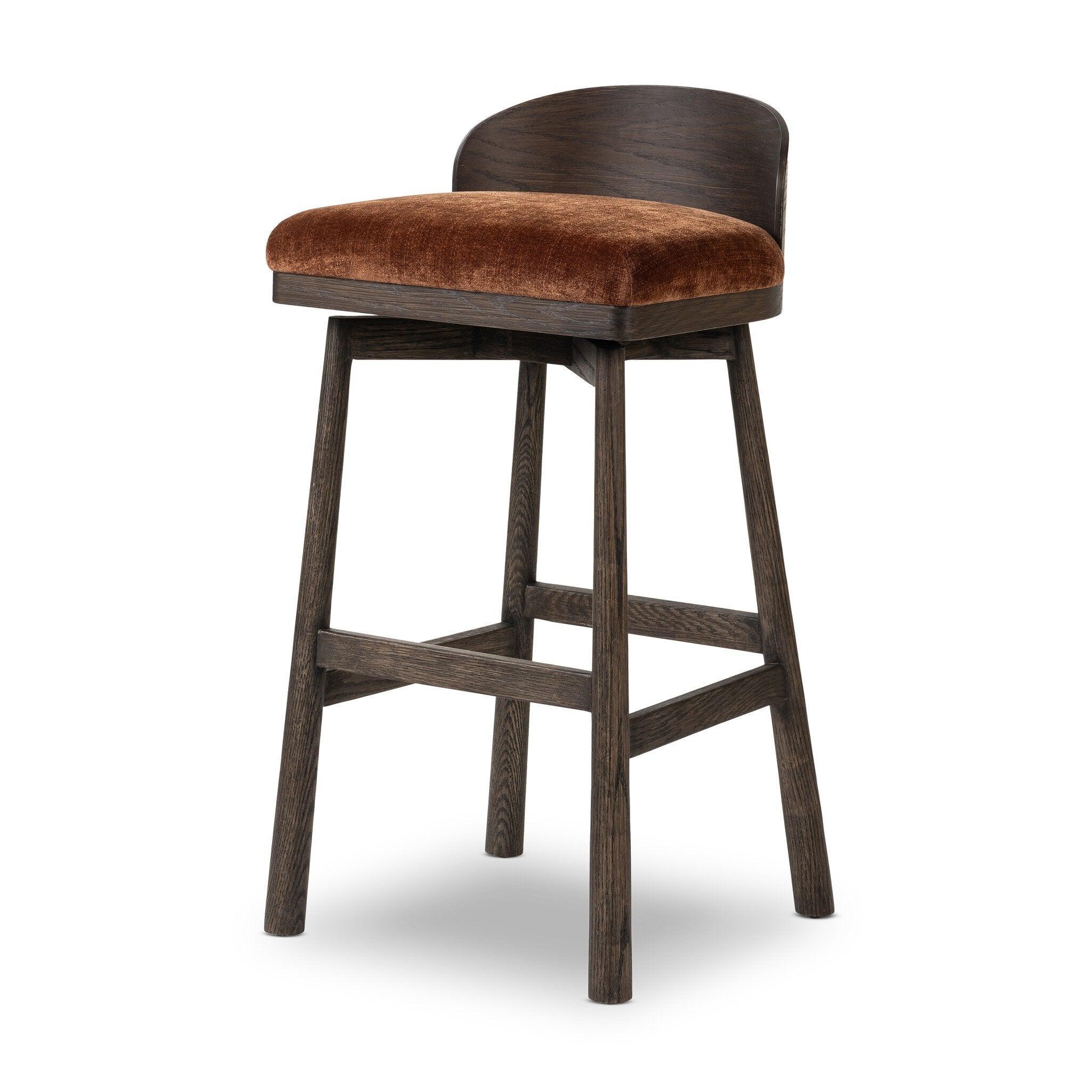Cloris Swivel Bar  Counter Stool - Remutear