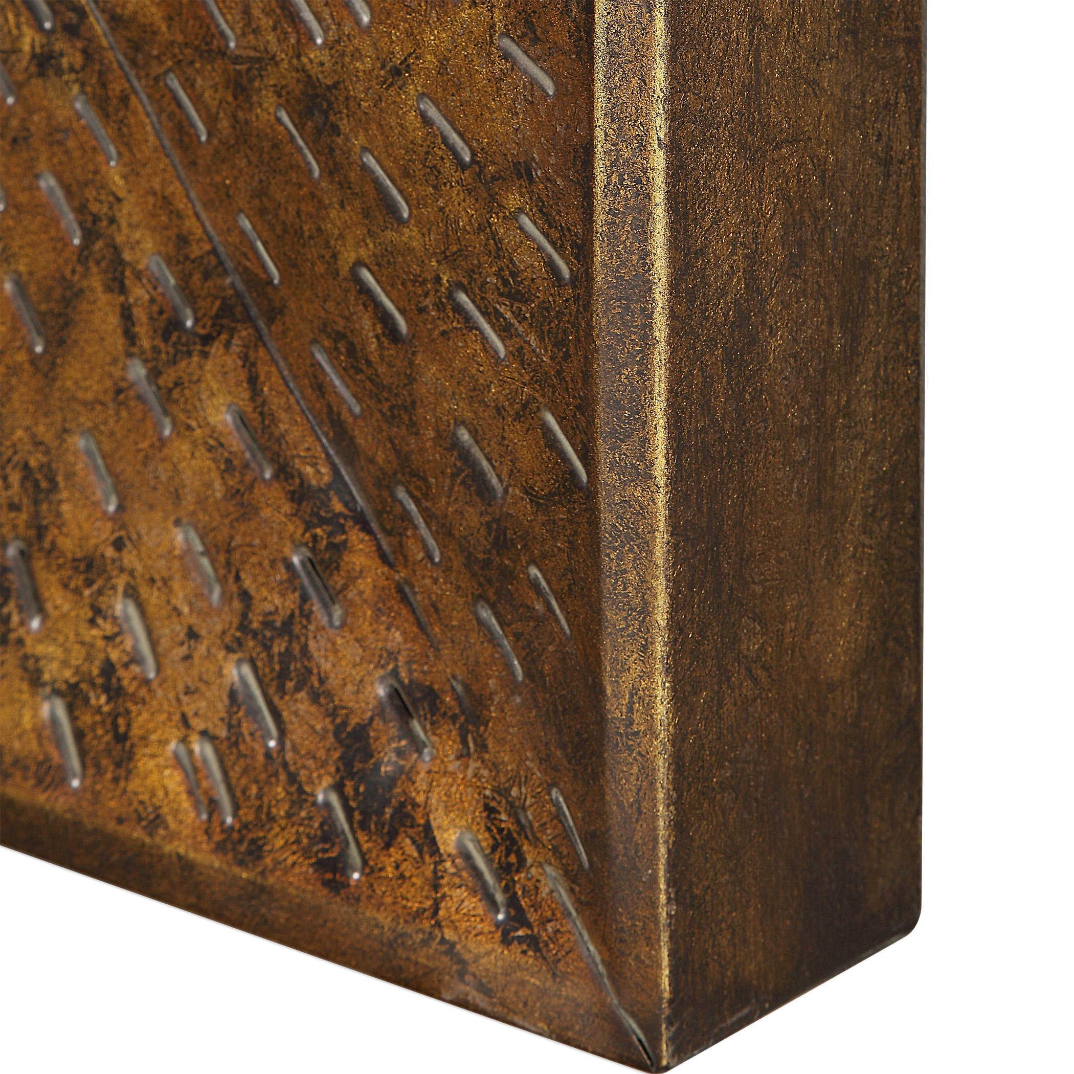 BLAISE ANTIQUED BRONZE WALL ART - Remutear