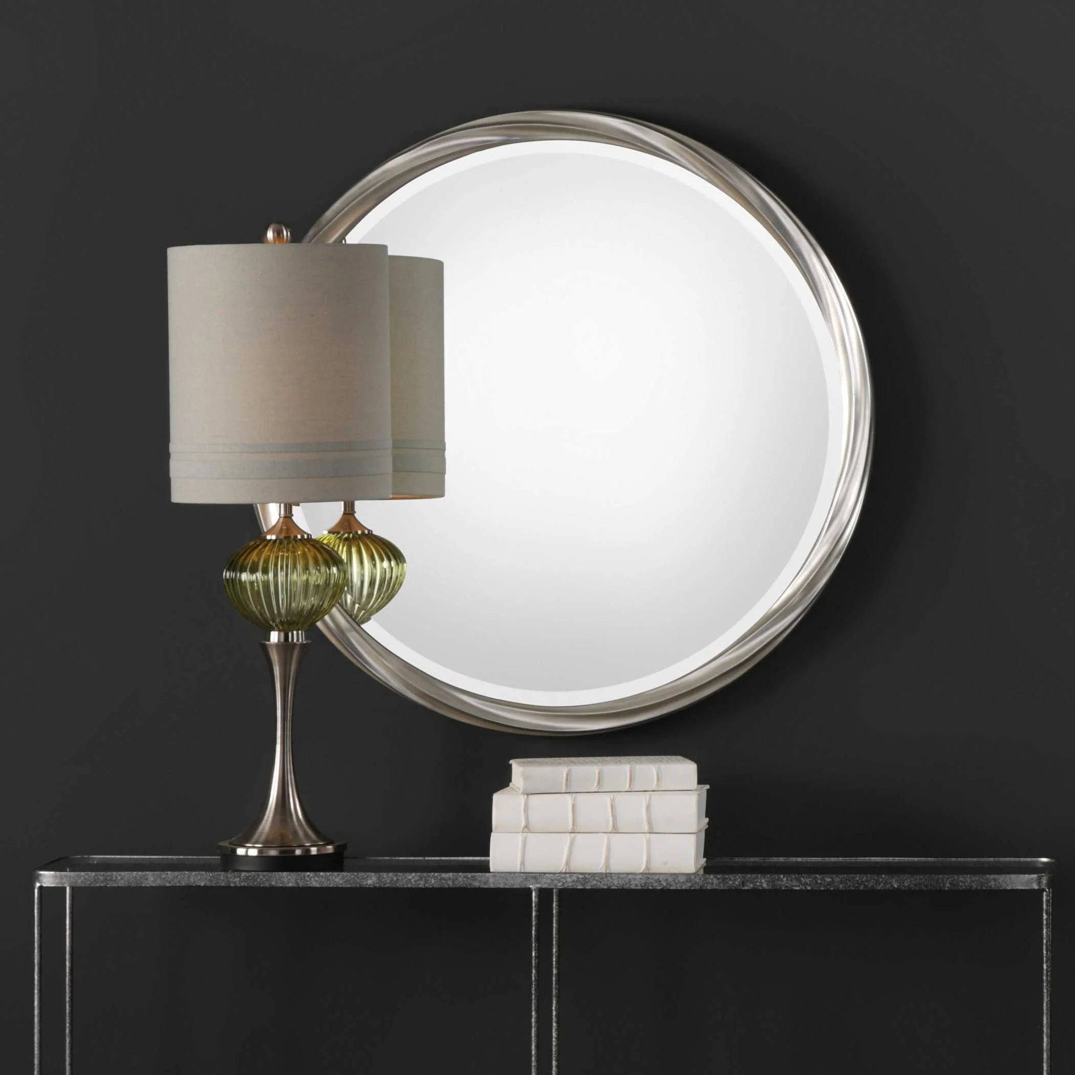 ORION SILVER ROUND MIRROR - Remutear