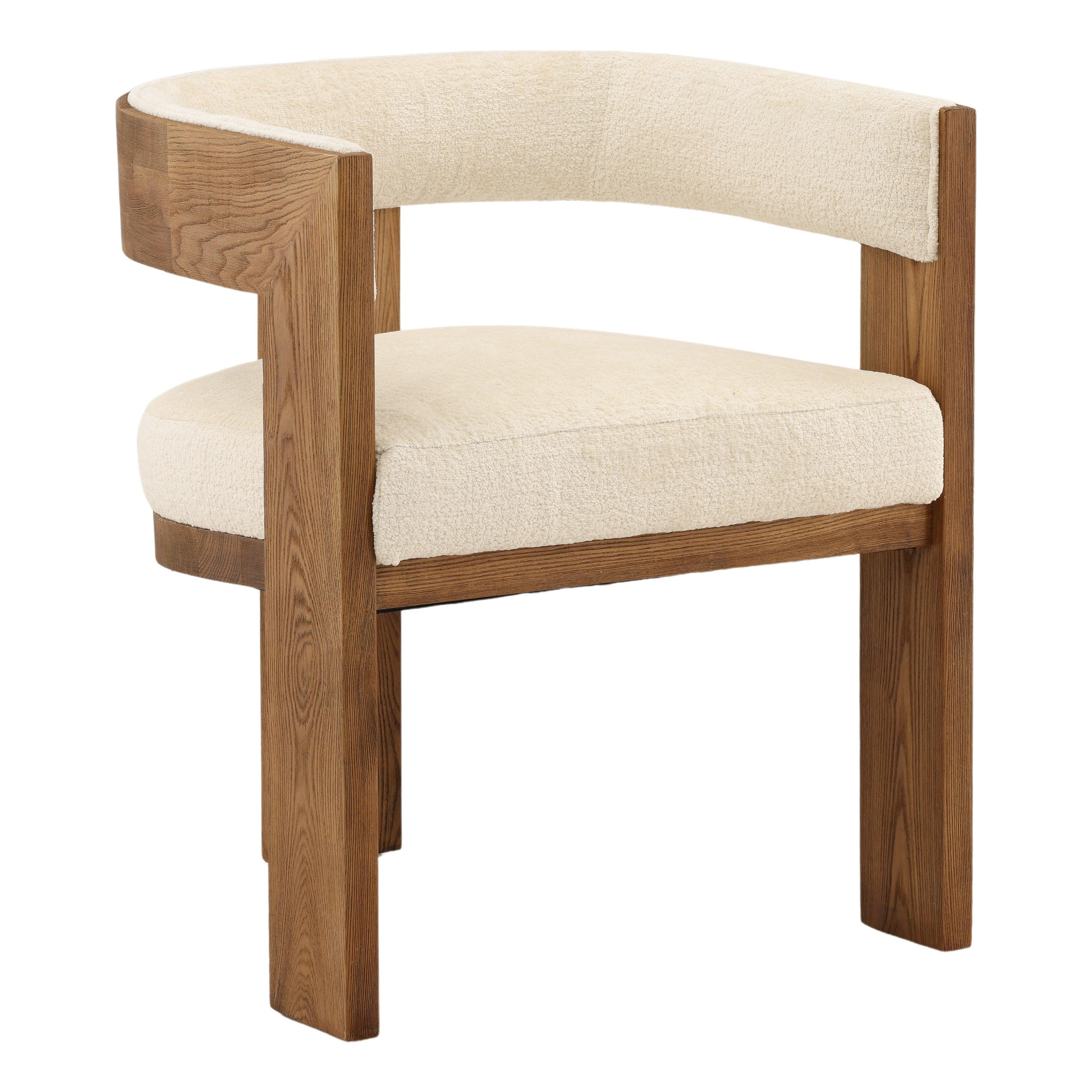 Nadine Dining Chair Cream - Remutear