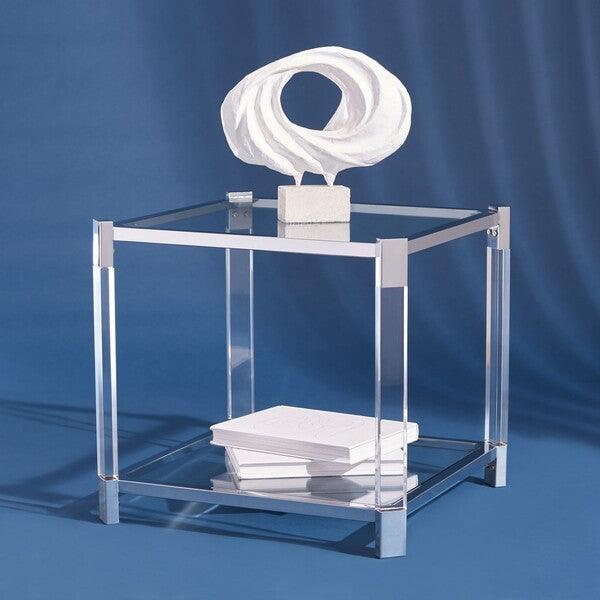 GIANNA ACRYLIC END TABLE - Remutear