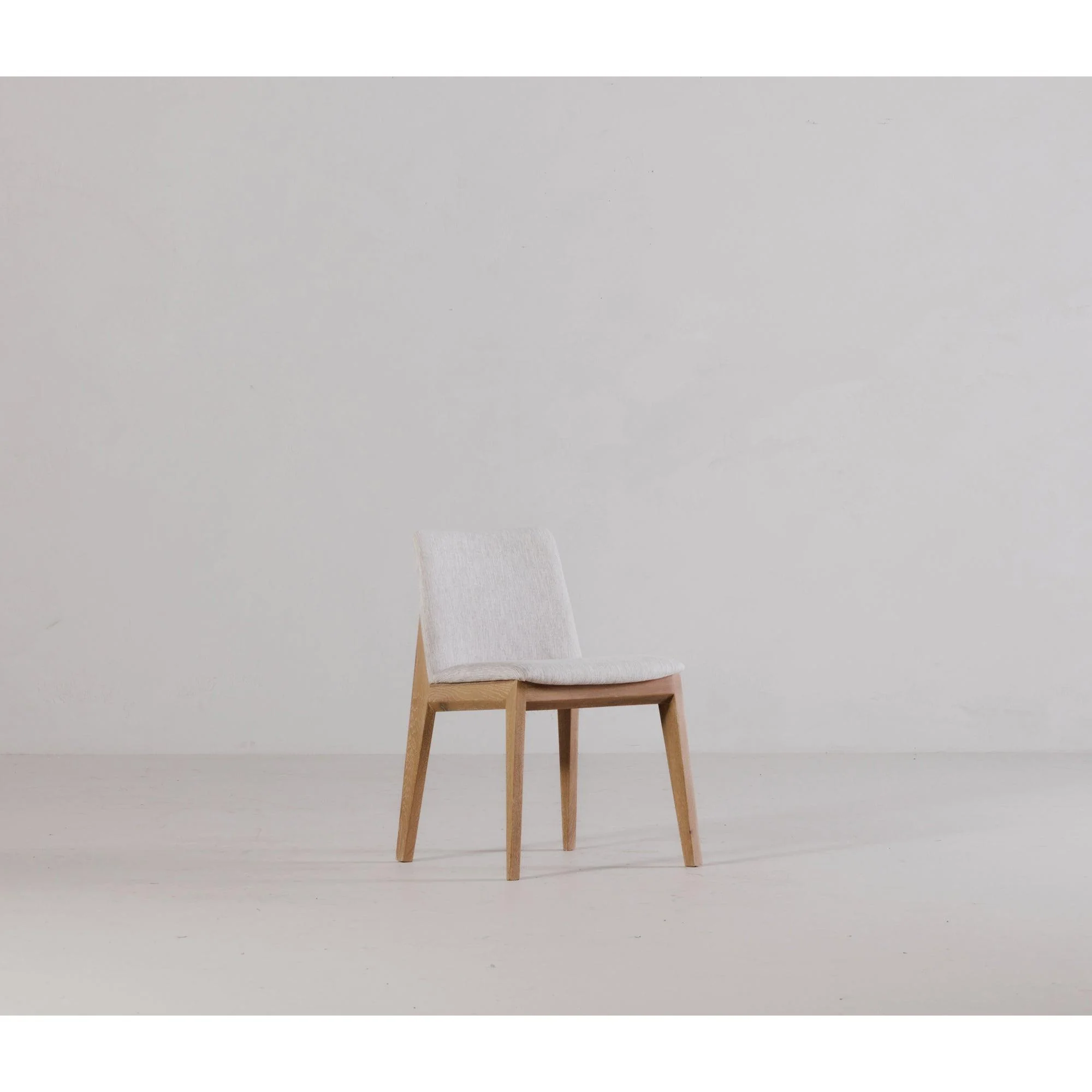 Deco Oak Dining Chair Light Grey - Set Of Two - Remutear