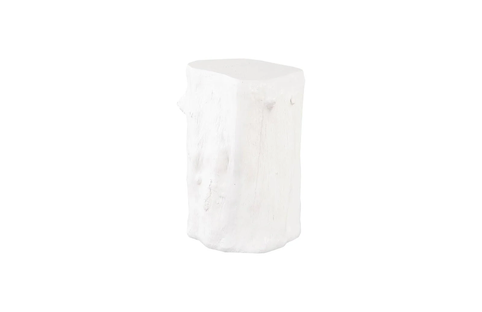 Log Stool, Gel Coat White, SM - Remutear