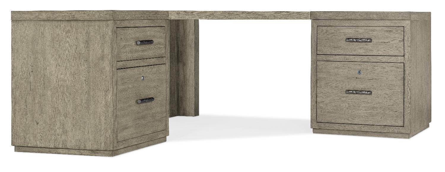 Linville Falls Corner Desk with Two Files - Remutear
