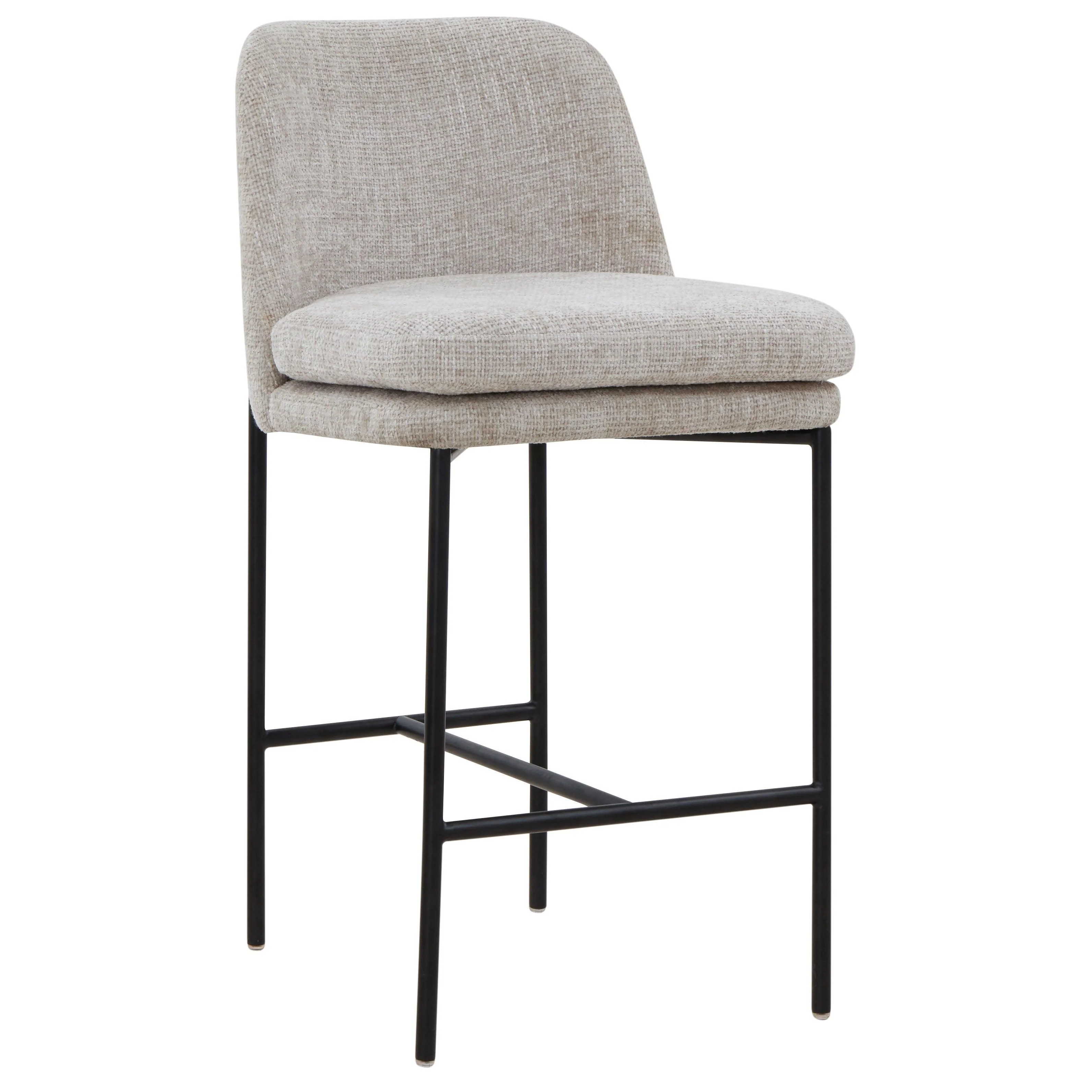 TAMARIE CHENILLE COUNTER STOOL - Remutear