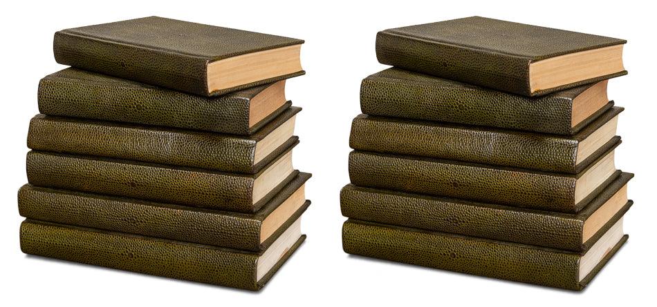 Shagreen Books - Set Of 12 - Leaf - Remutear