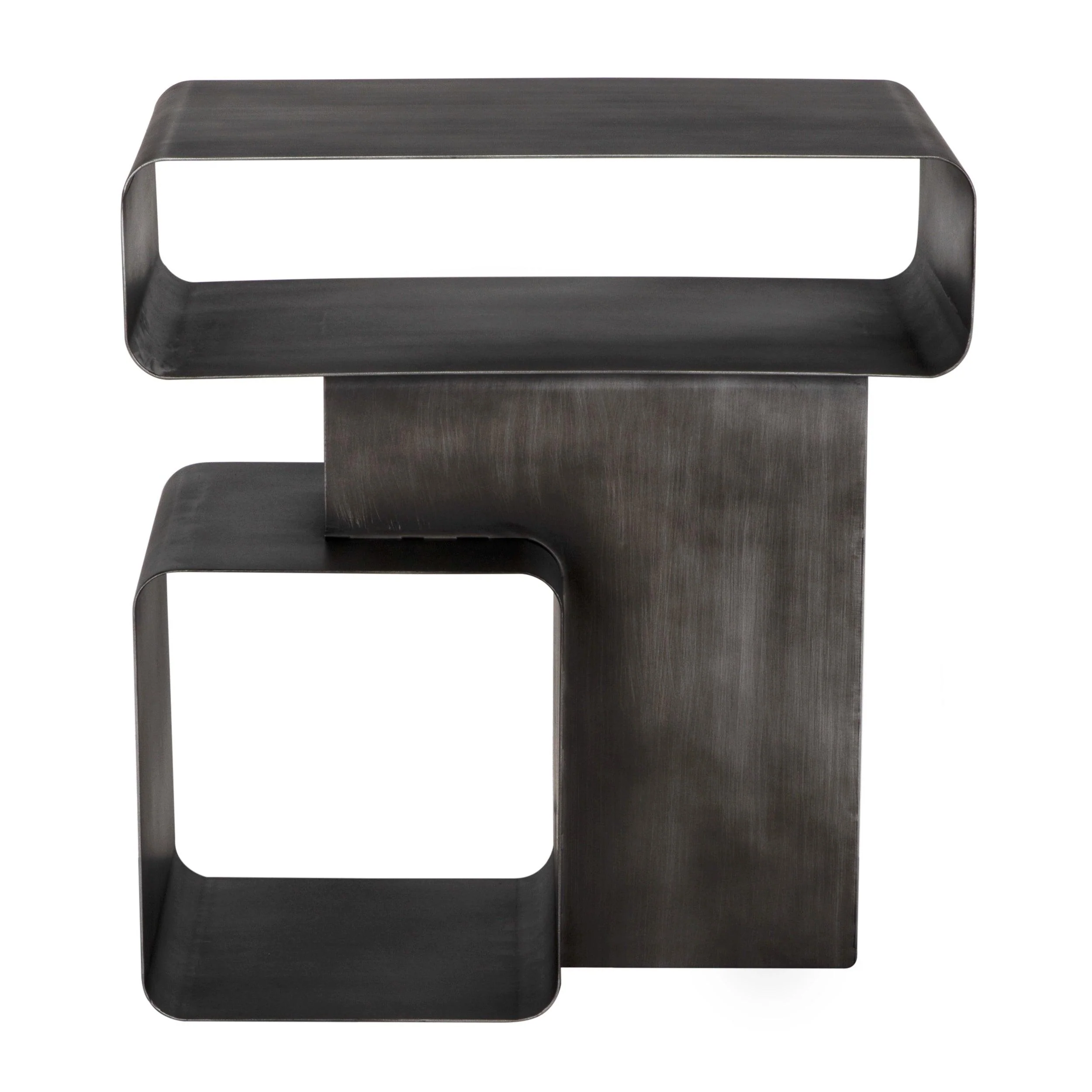 Danville Side Table, Gun Metal Finish - Remutear