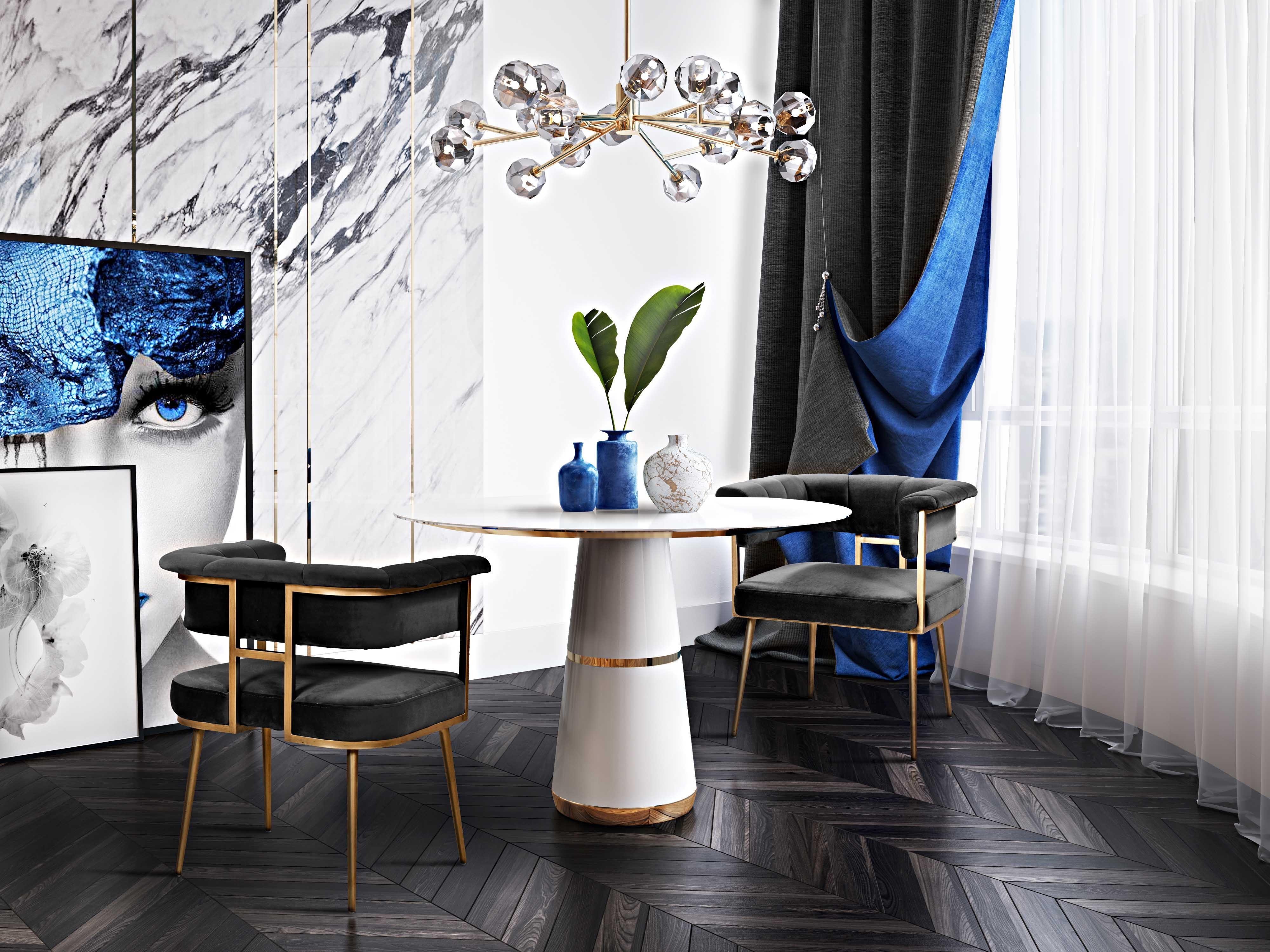 Astrid Grey Velvet Chair - Remutear