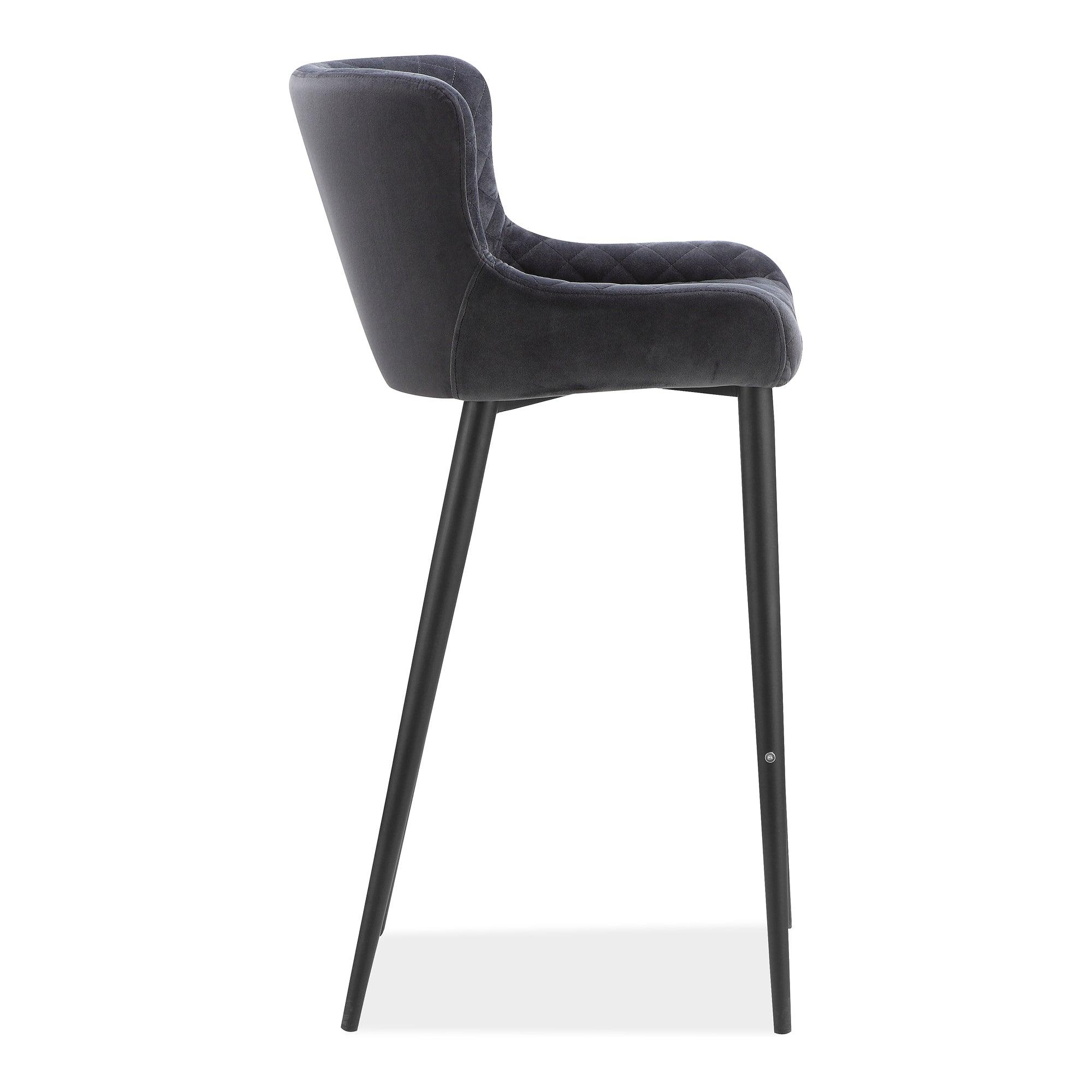 Etta Barstool Dark Grey - Remutear