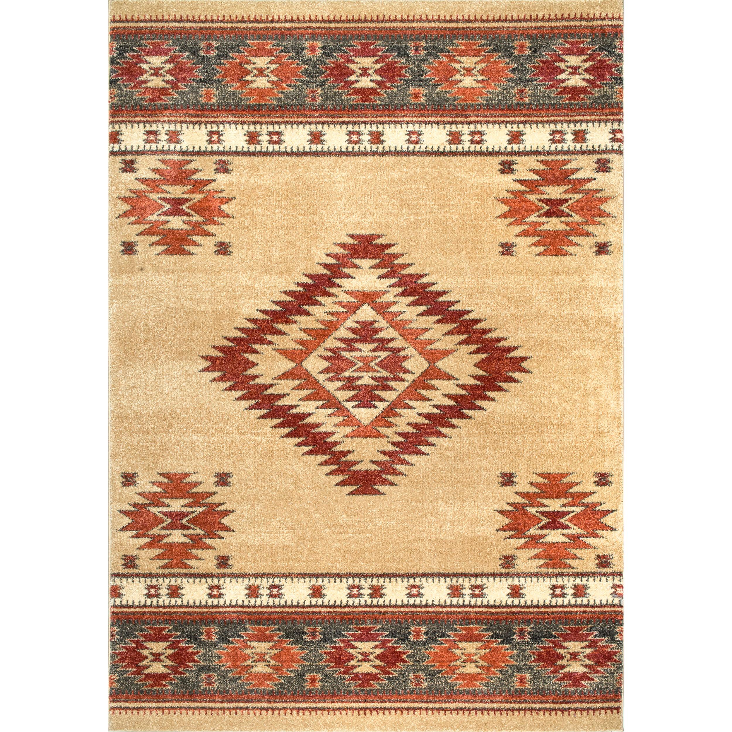 Tribal Diamond Margene Area Rug - Remutear