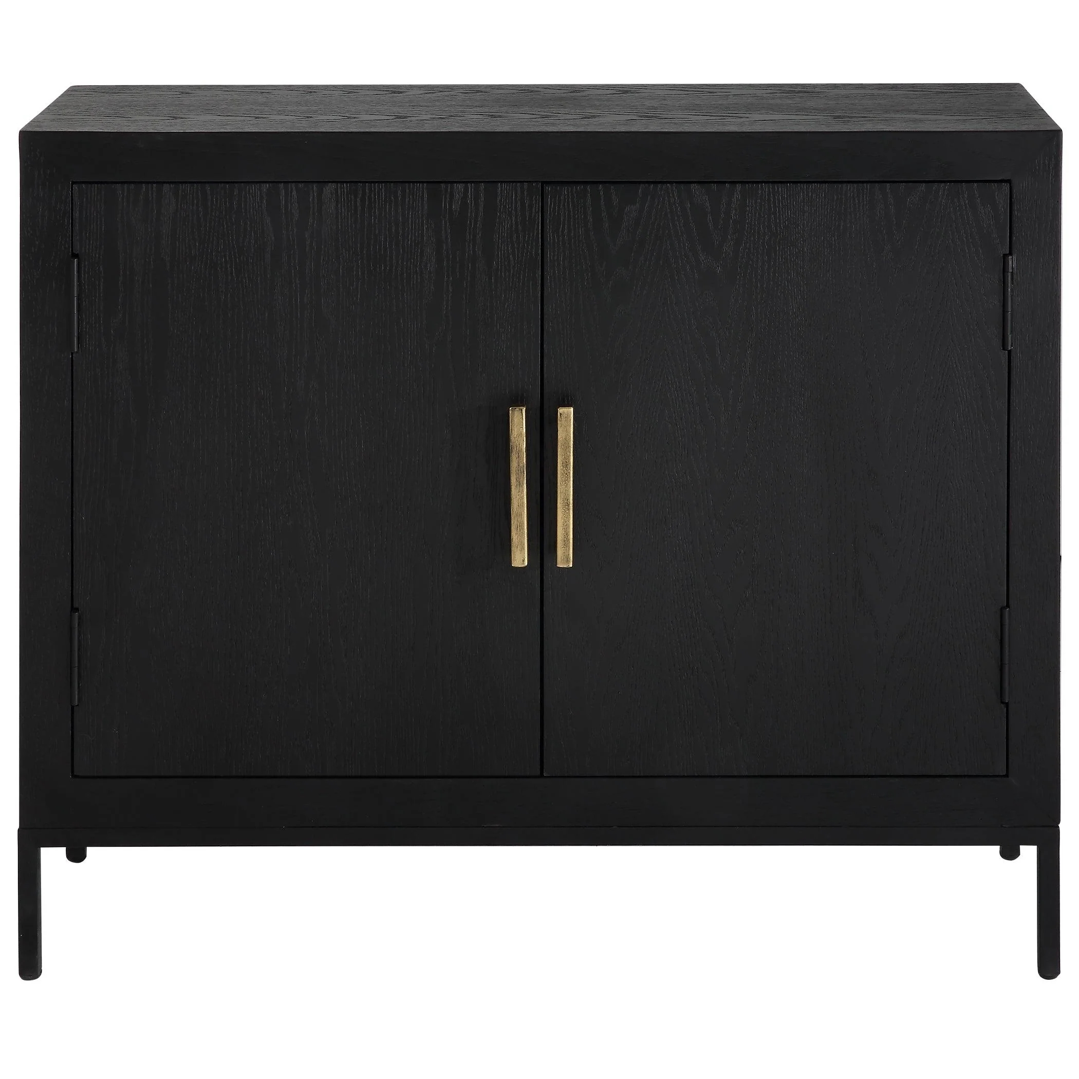 Front Range Dark Oak 2 Door Cabinet - Remutear