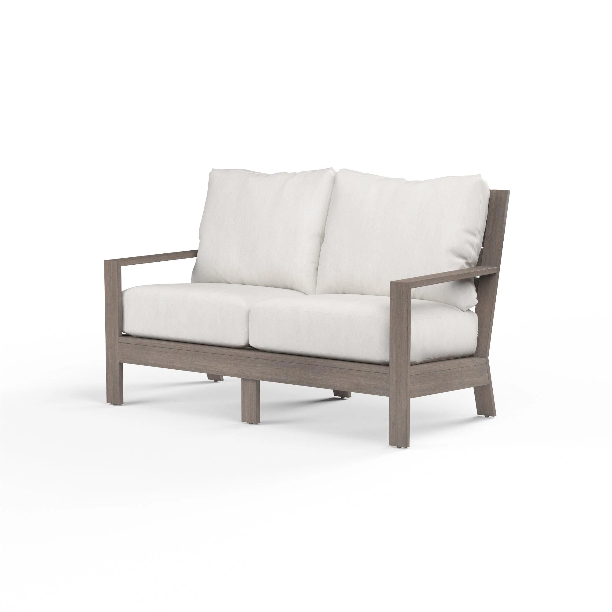 Laguna Loveseat in Canvas Flax, No Welt - Remutear