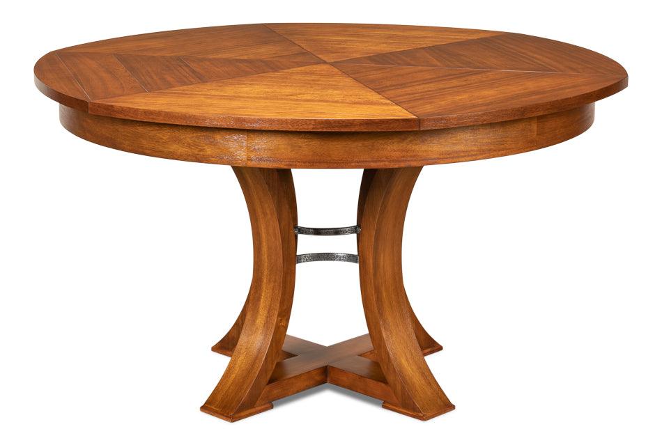 Oxford Jupe Dining Tbl Md Aged Tobacco - Remutear