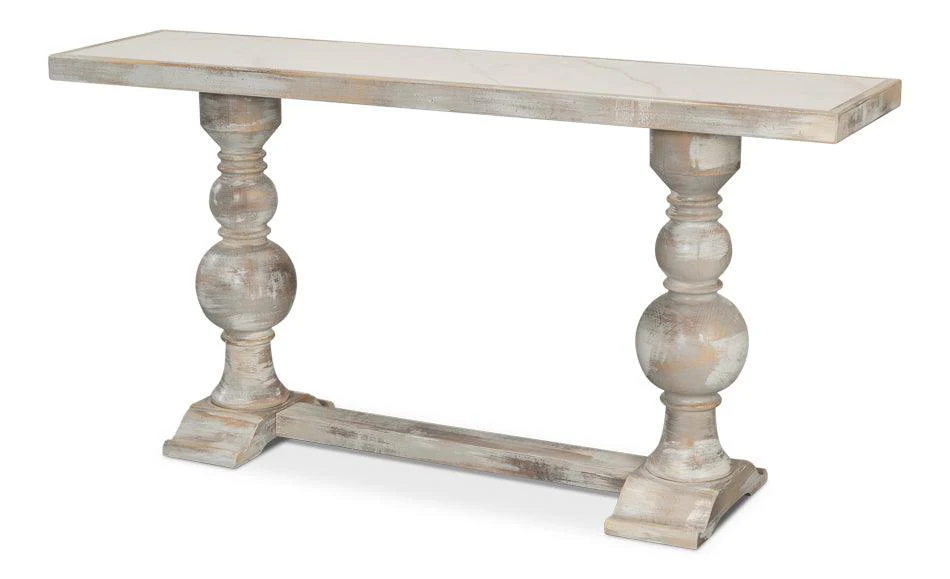 Stacy Double Pedestal Console - Remutear