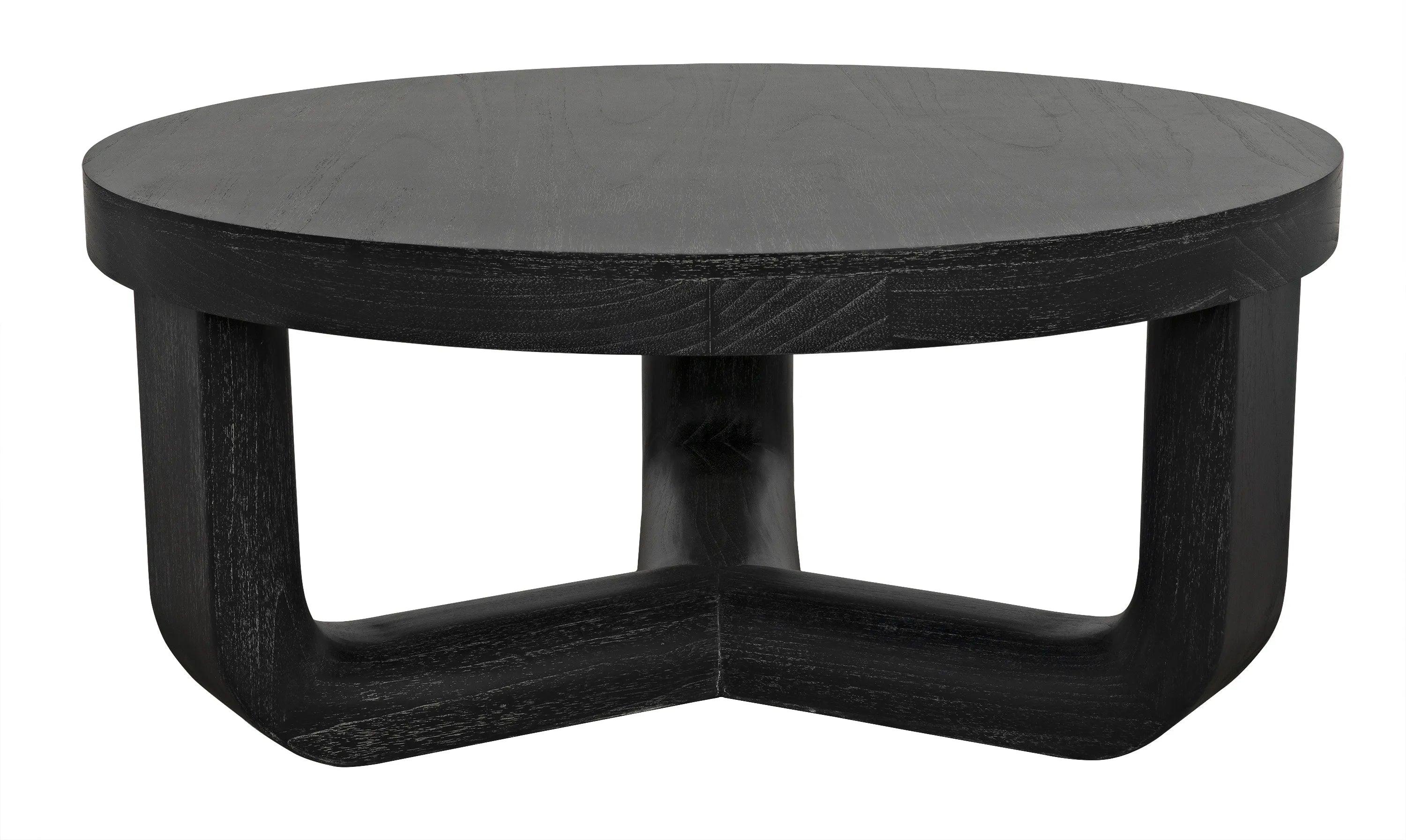 Joel Coffee Table, Cinder Black - Remutear