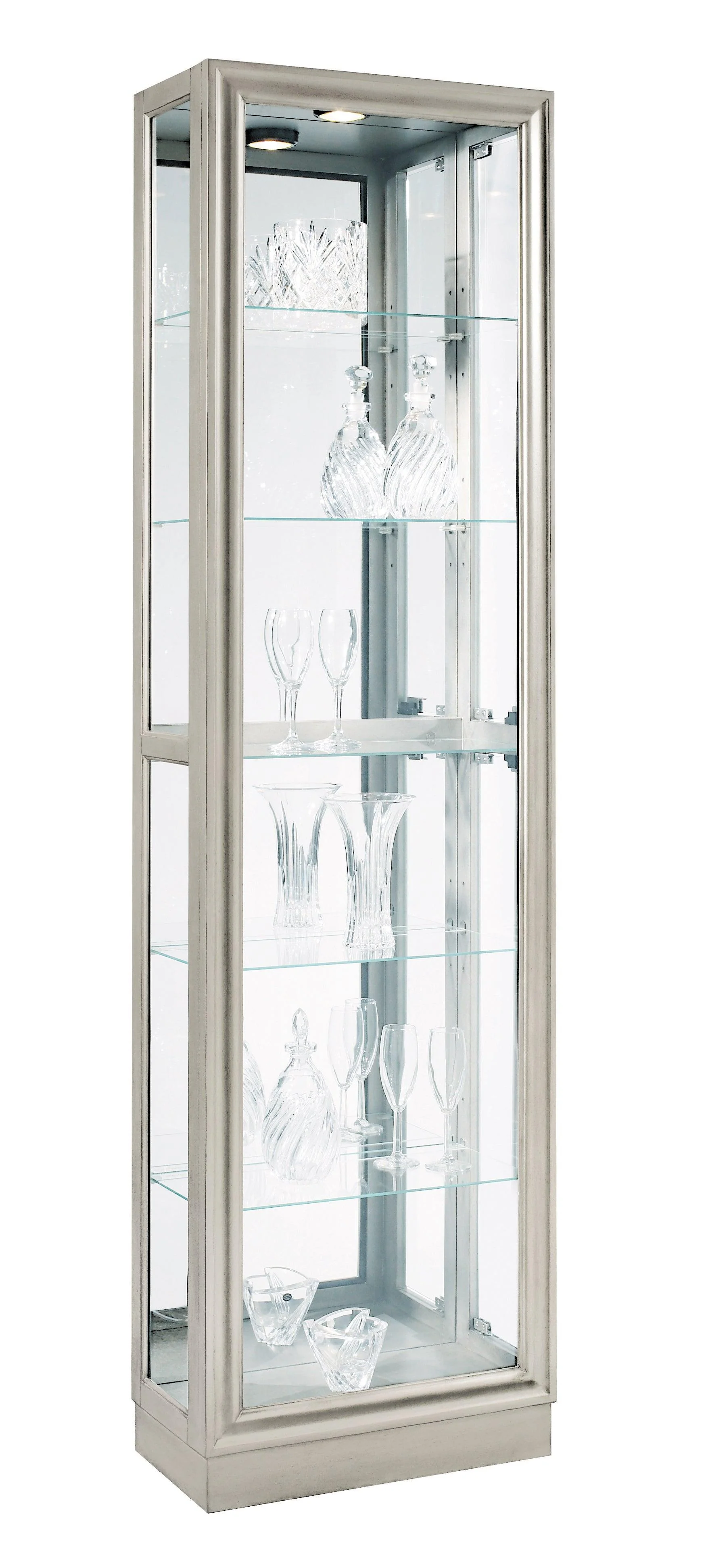 Side Entry 5 Shelf Curio Cabinet - Remutear