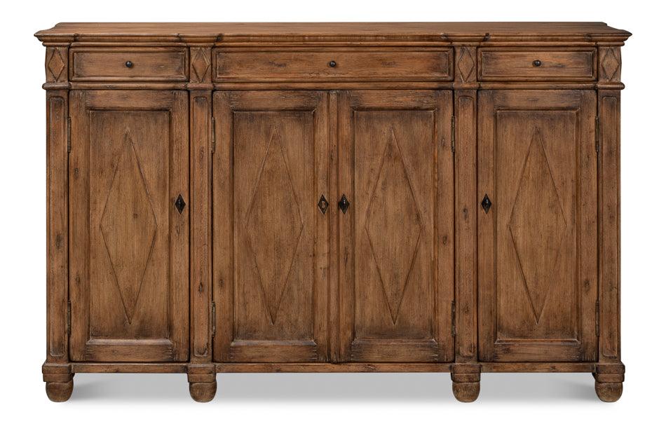 Diamond Wall Sideboard - Brown - Remutear