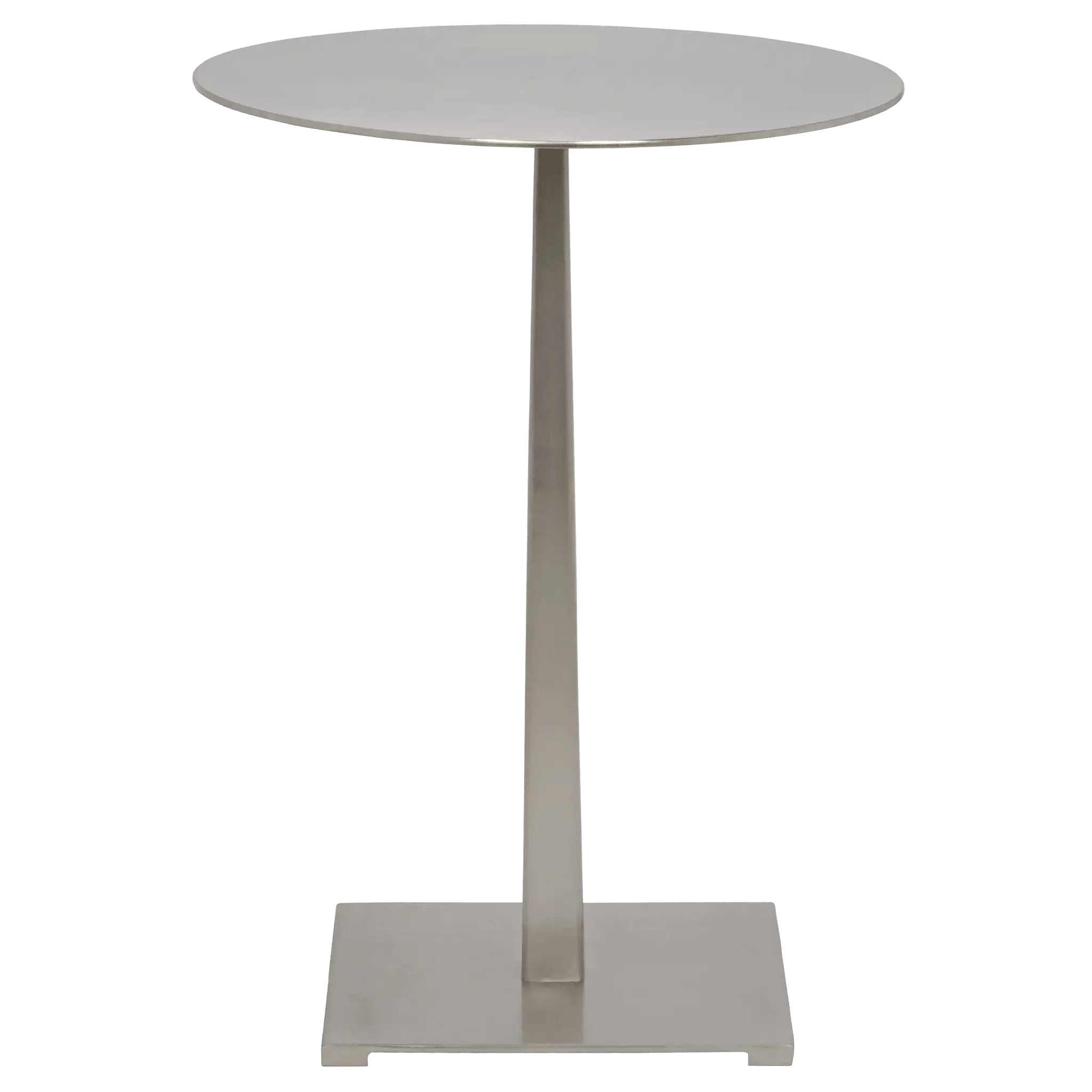 Stiletto Side Table, Metal with Antique Silver - Remutear