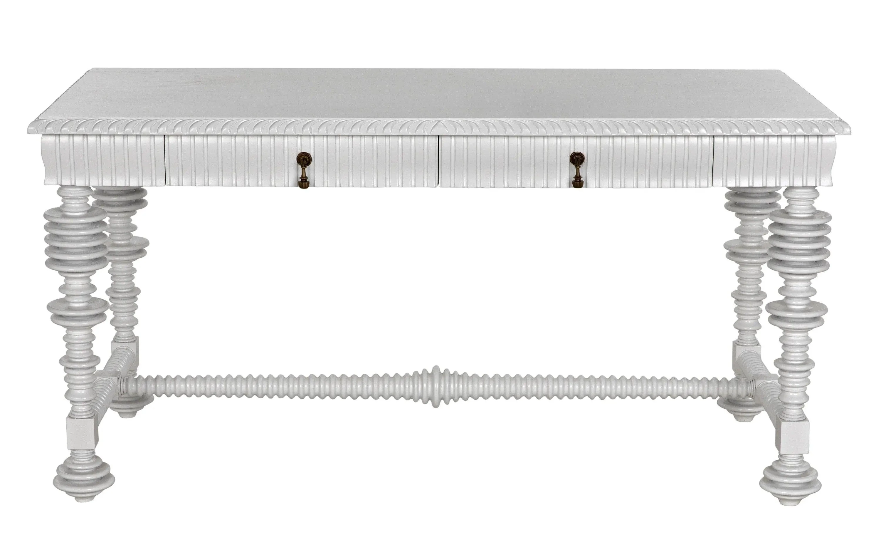 Portuguese Desk, Small, Solid White - Remutear