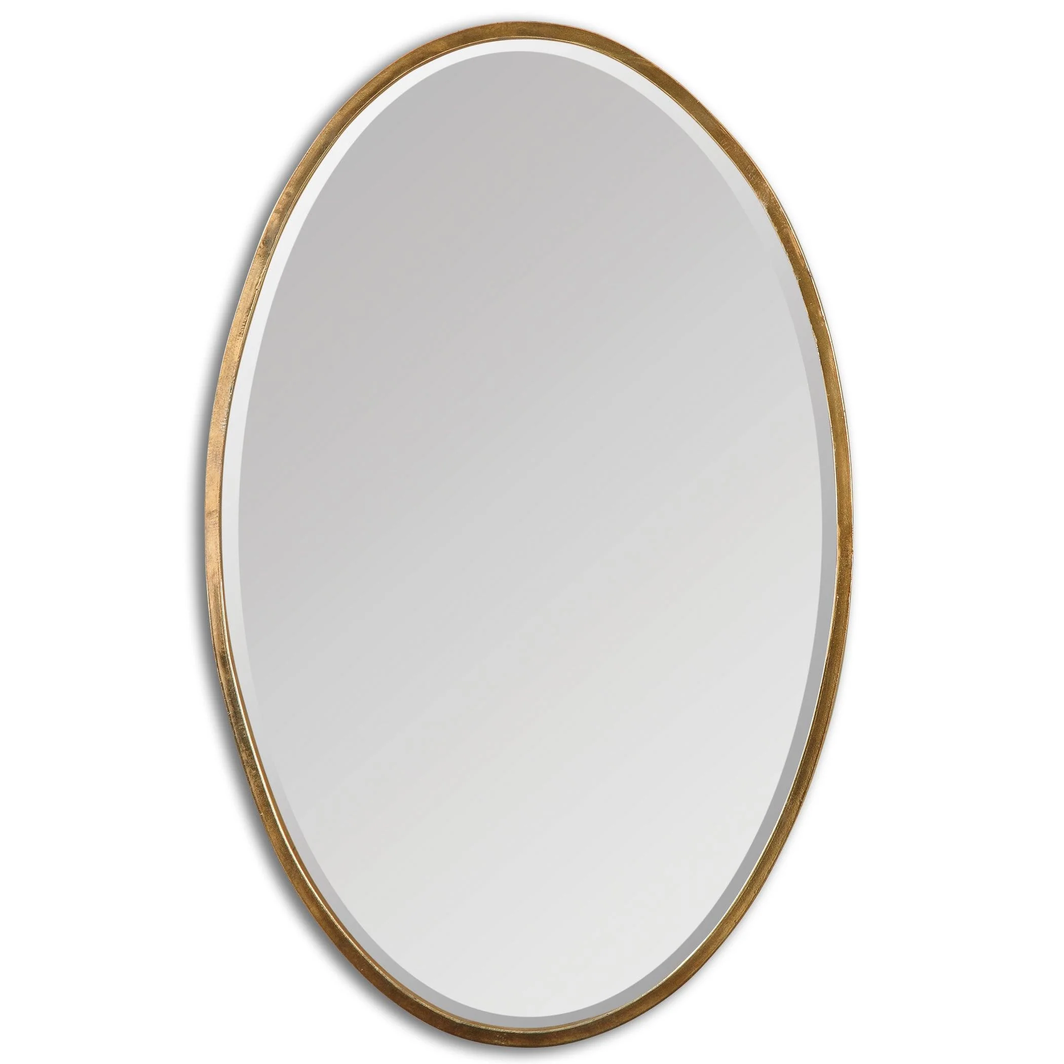 HERLEVA GOLD OVAL MIRROR - Remutear