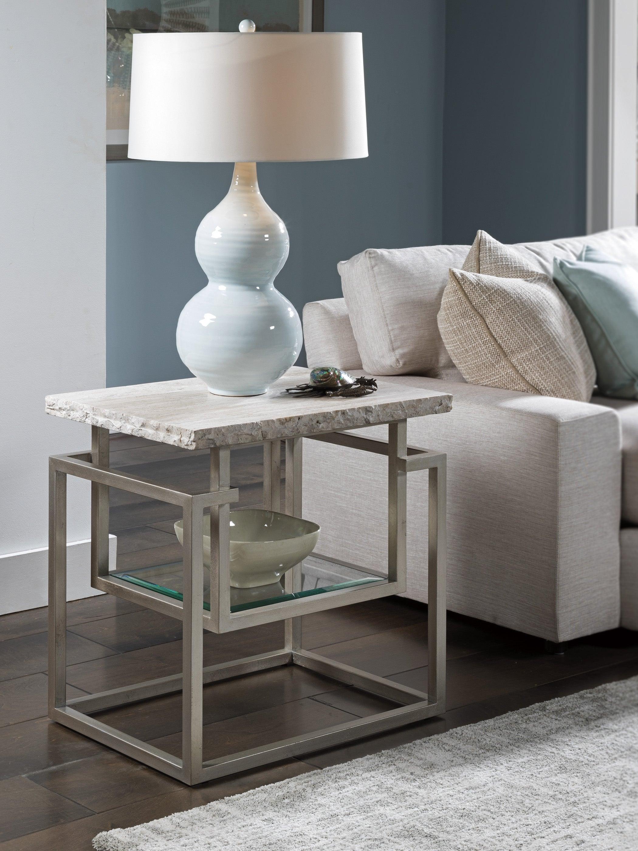 Signature Designs Theo Rectangular End Table - Remutear