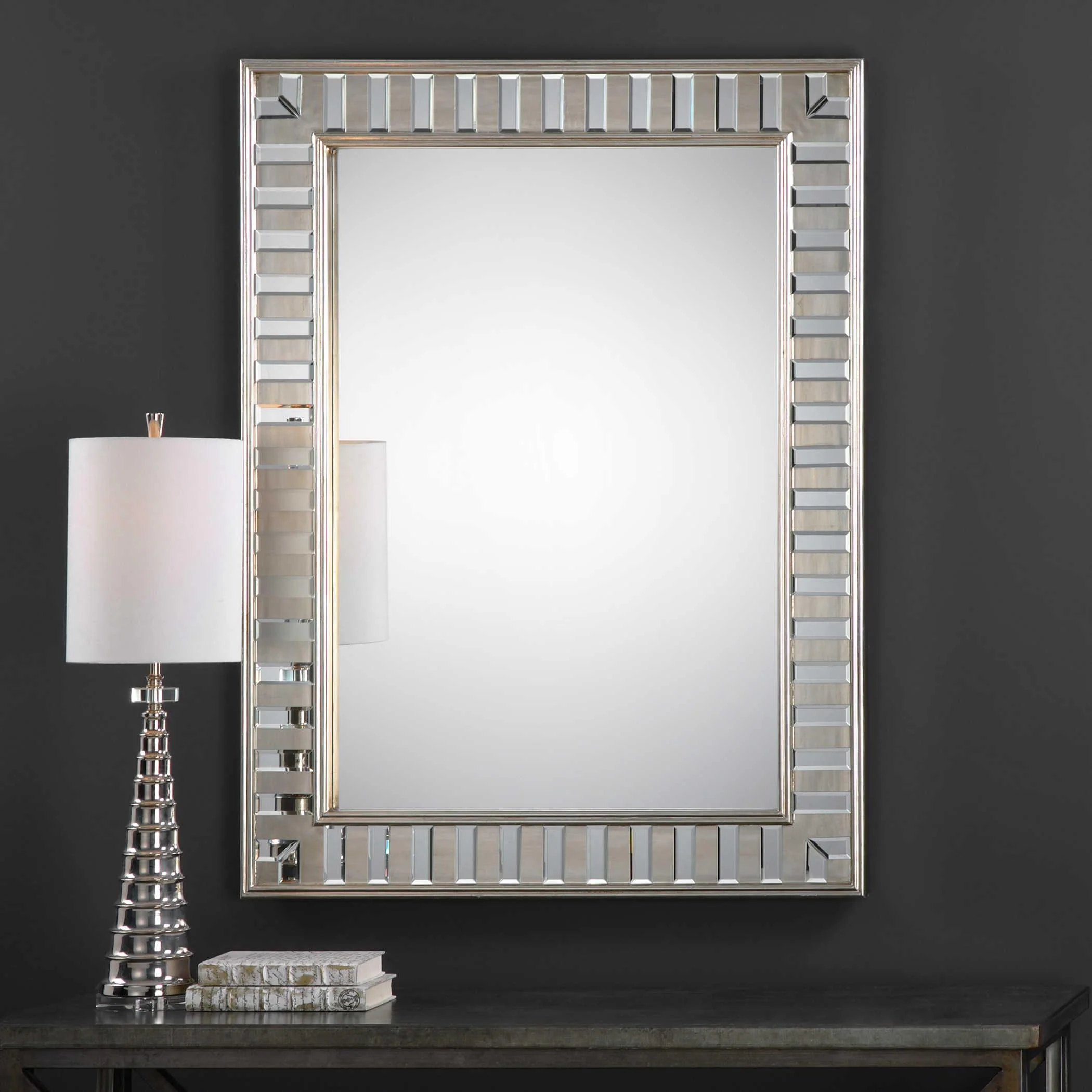 LANESTER SILVER LEAF MIRROR - Remutear