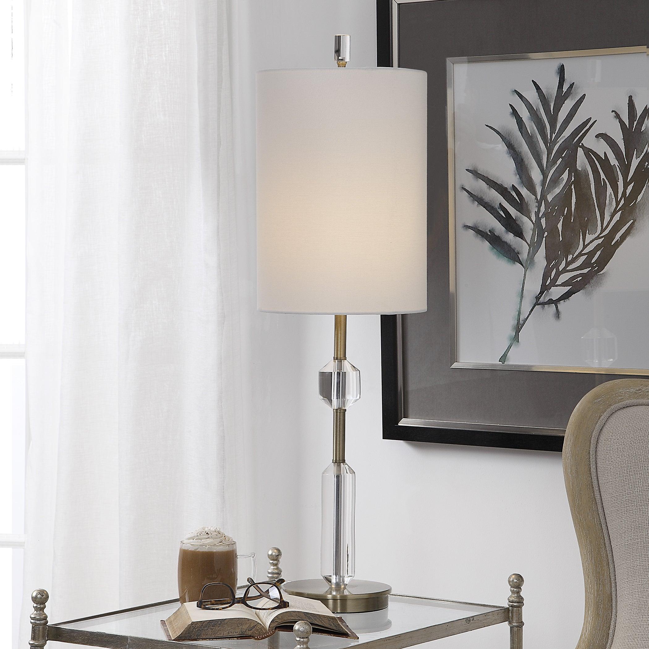 Margo Cut Crystal Buffet Lamp - Remutear