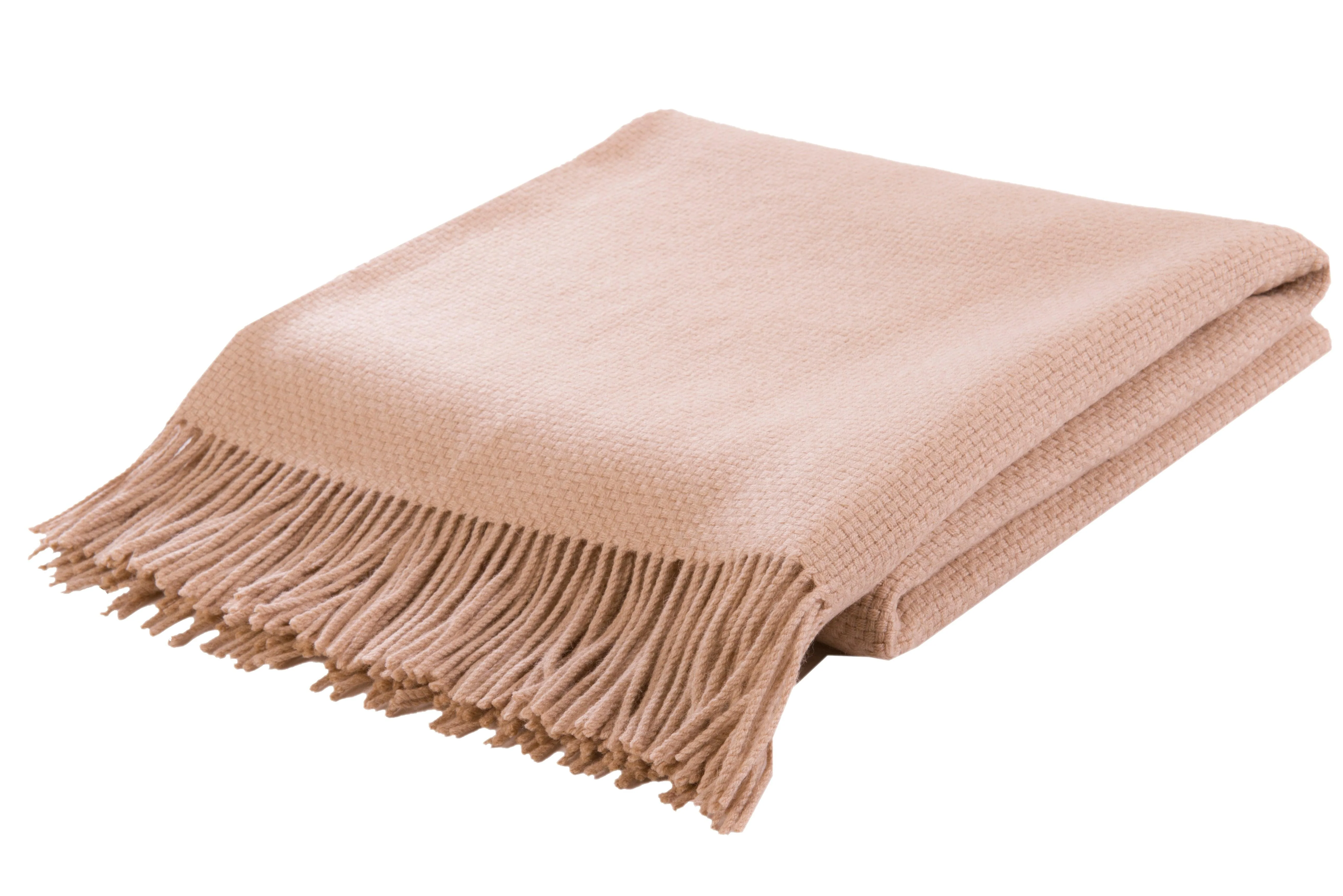 Camel Hair Throw Basketweave - Remutear