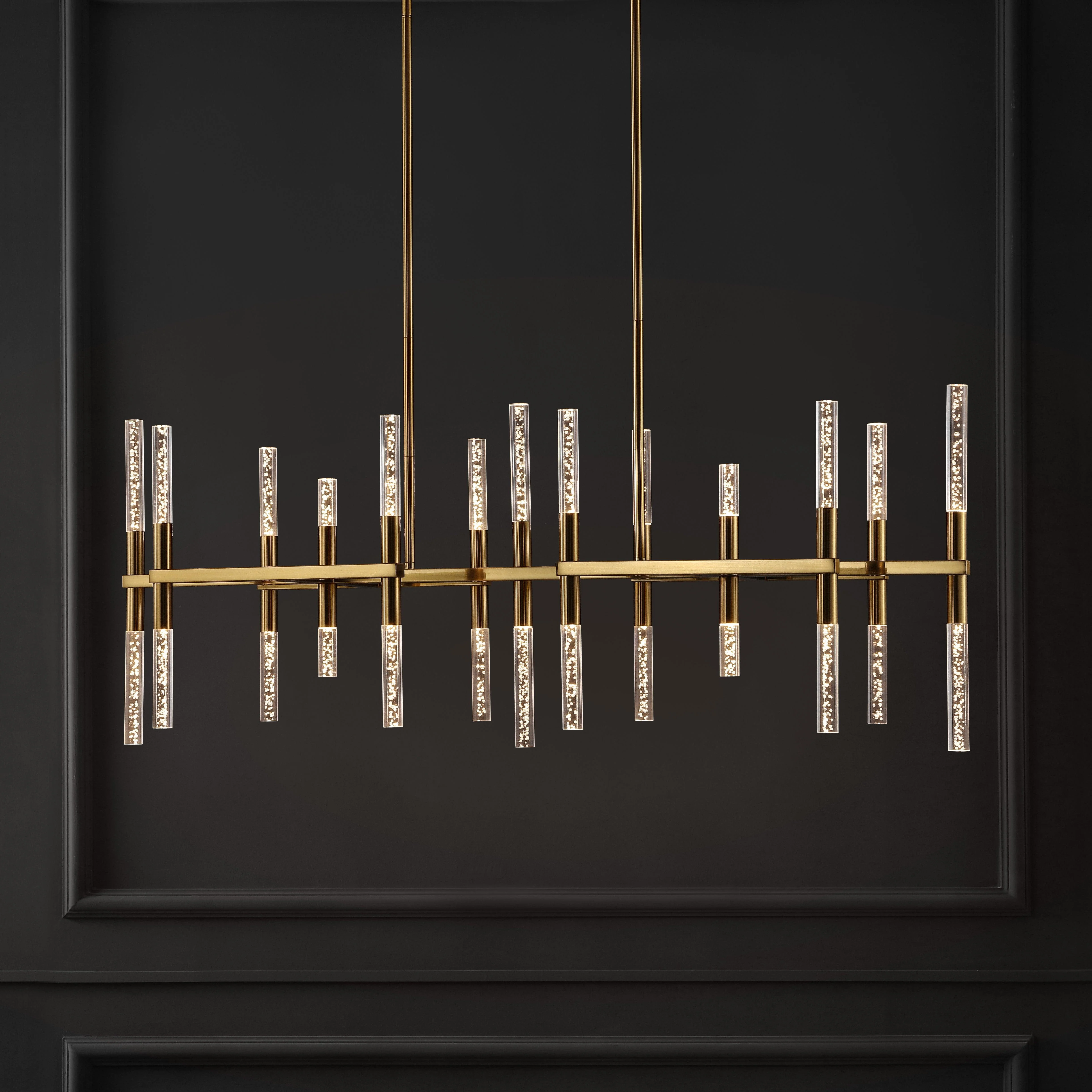 EVARIA ACRYLIC TUBE CHANDELIER - Remutear