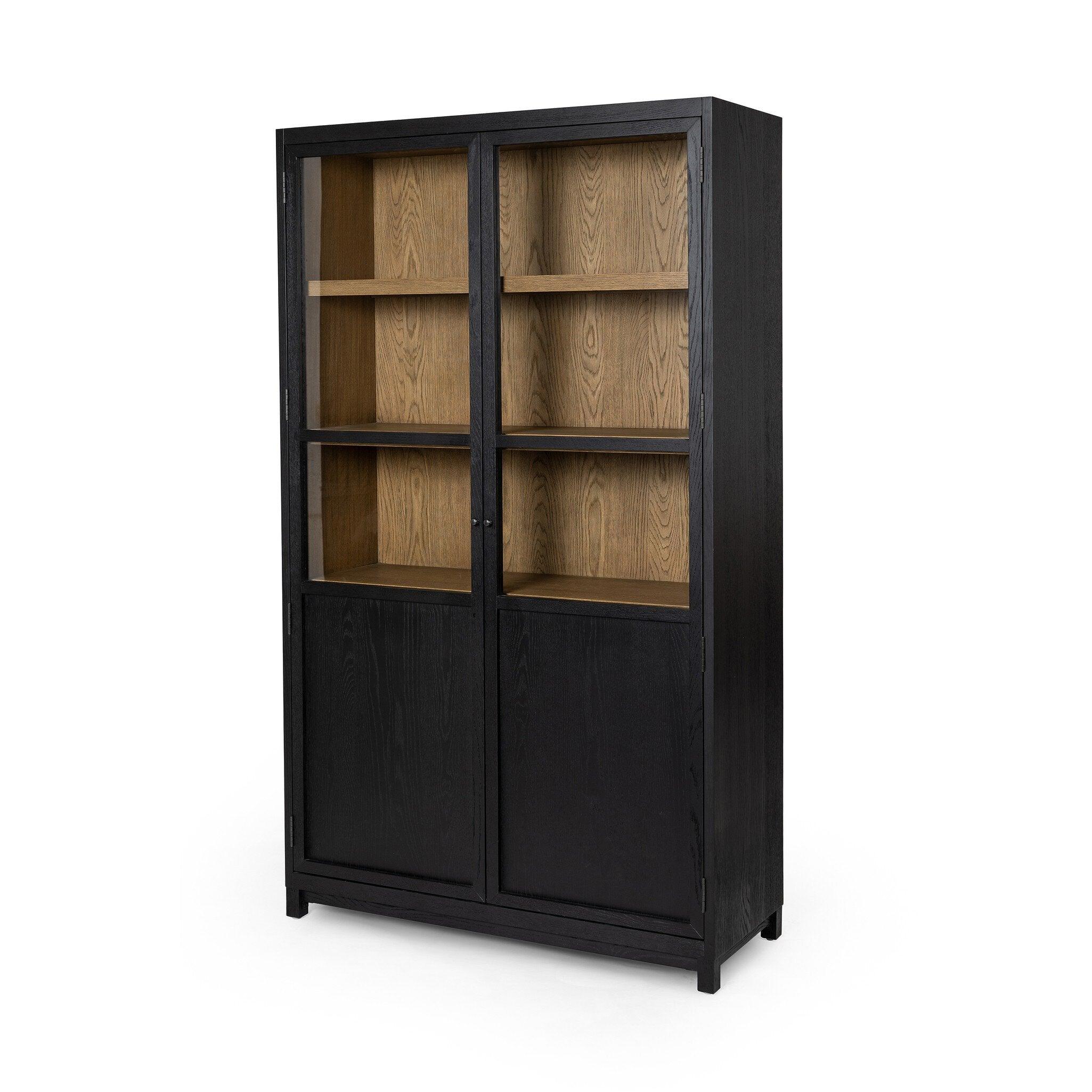 Millie Panel and Glass Door Cabinet - Remutear