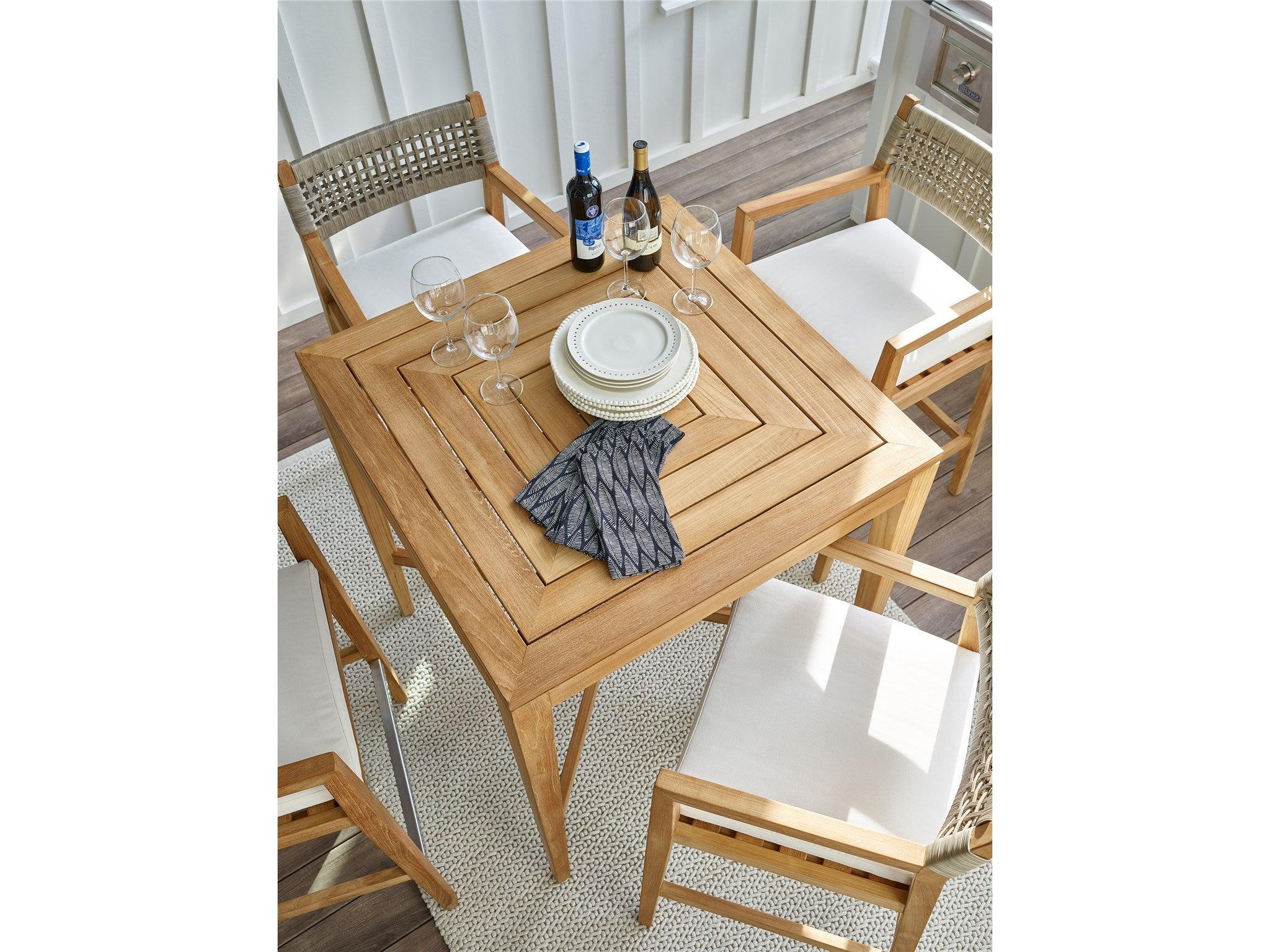 Outdoor Chesapeake Square Bar Table - Remutear