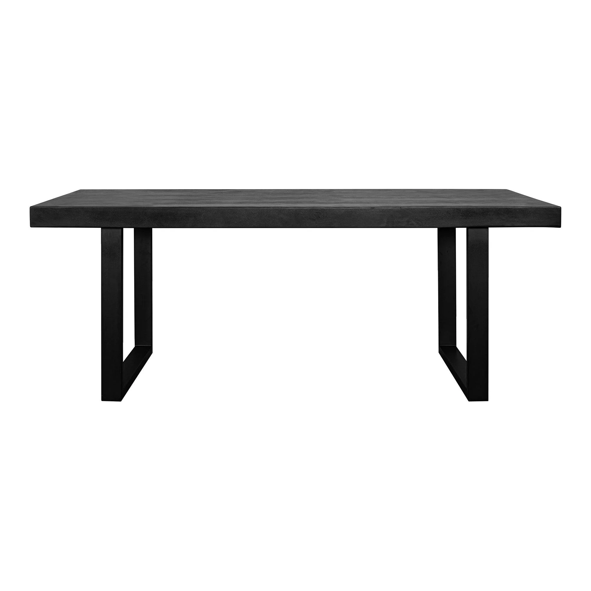 Jedrik Outdoor Dining Table Large Black - Remutear