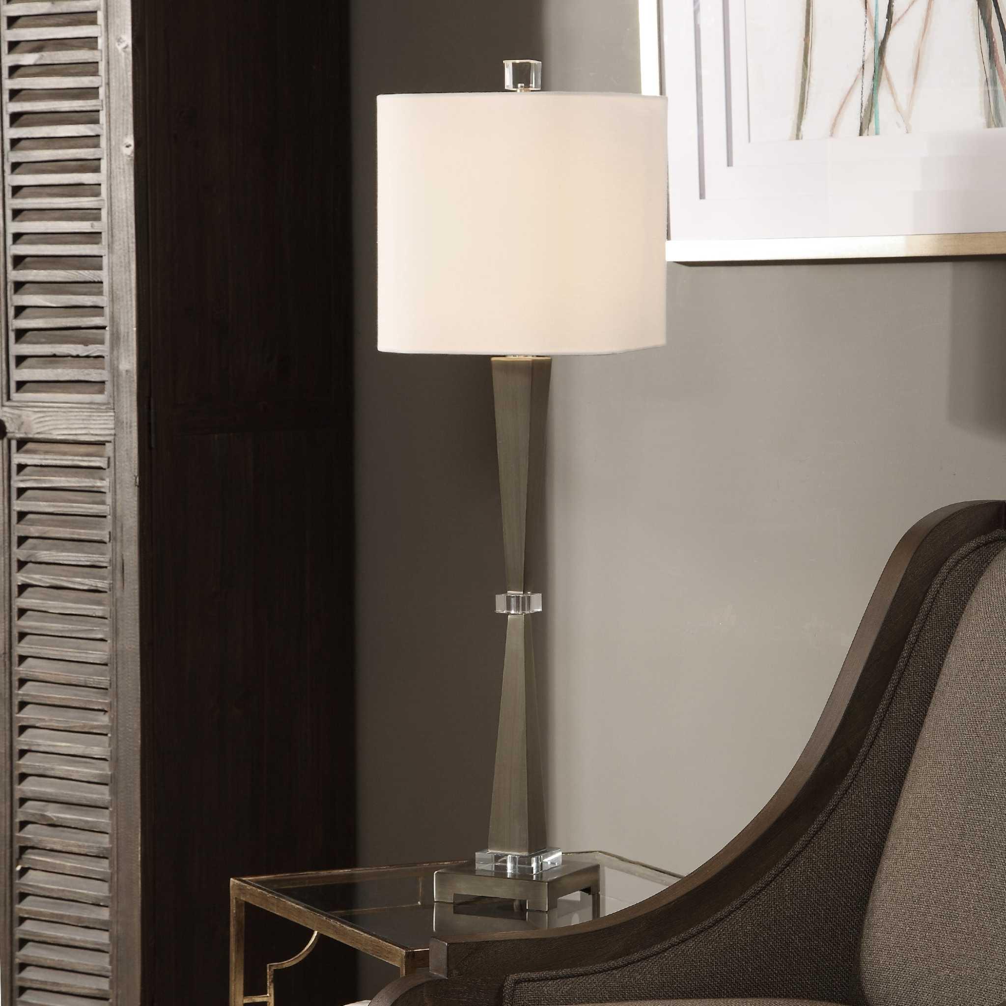 Niccolai Antiqued Nickel Lamp - Remutear