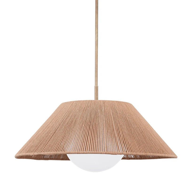 LISBON 1 LIGHT LARGE PENDANT - Remutear