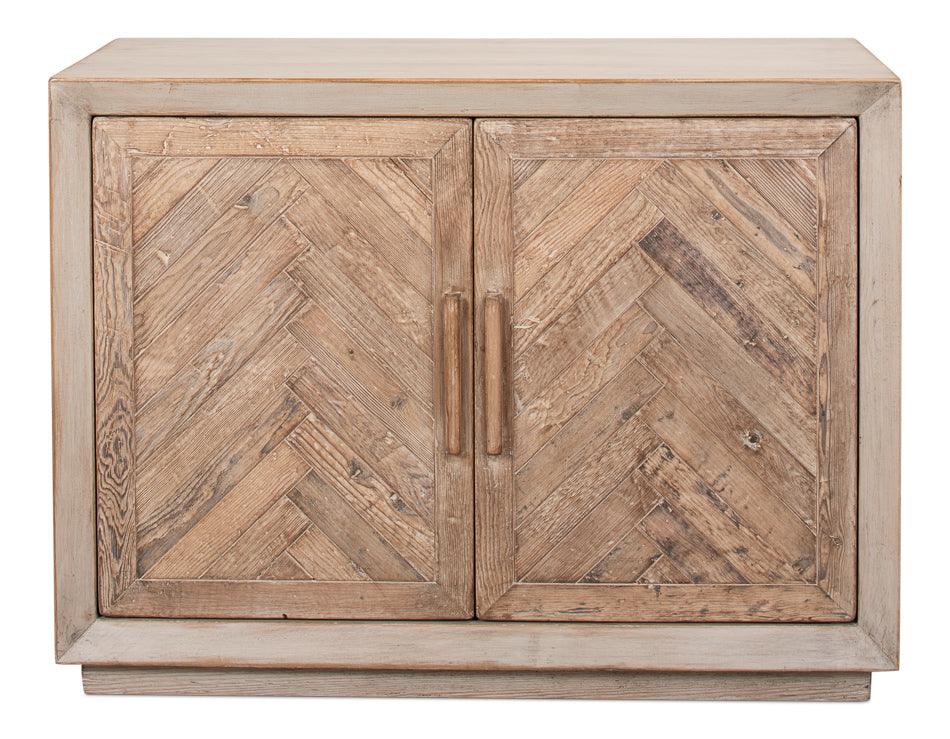 Hollis 2 Door Commode Stone Grey - Remutear