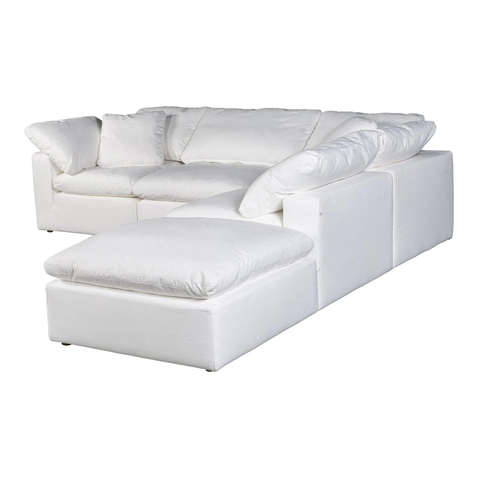 Terra Condo Dream Modular Sectional Performance Fabric White - Remutear