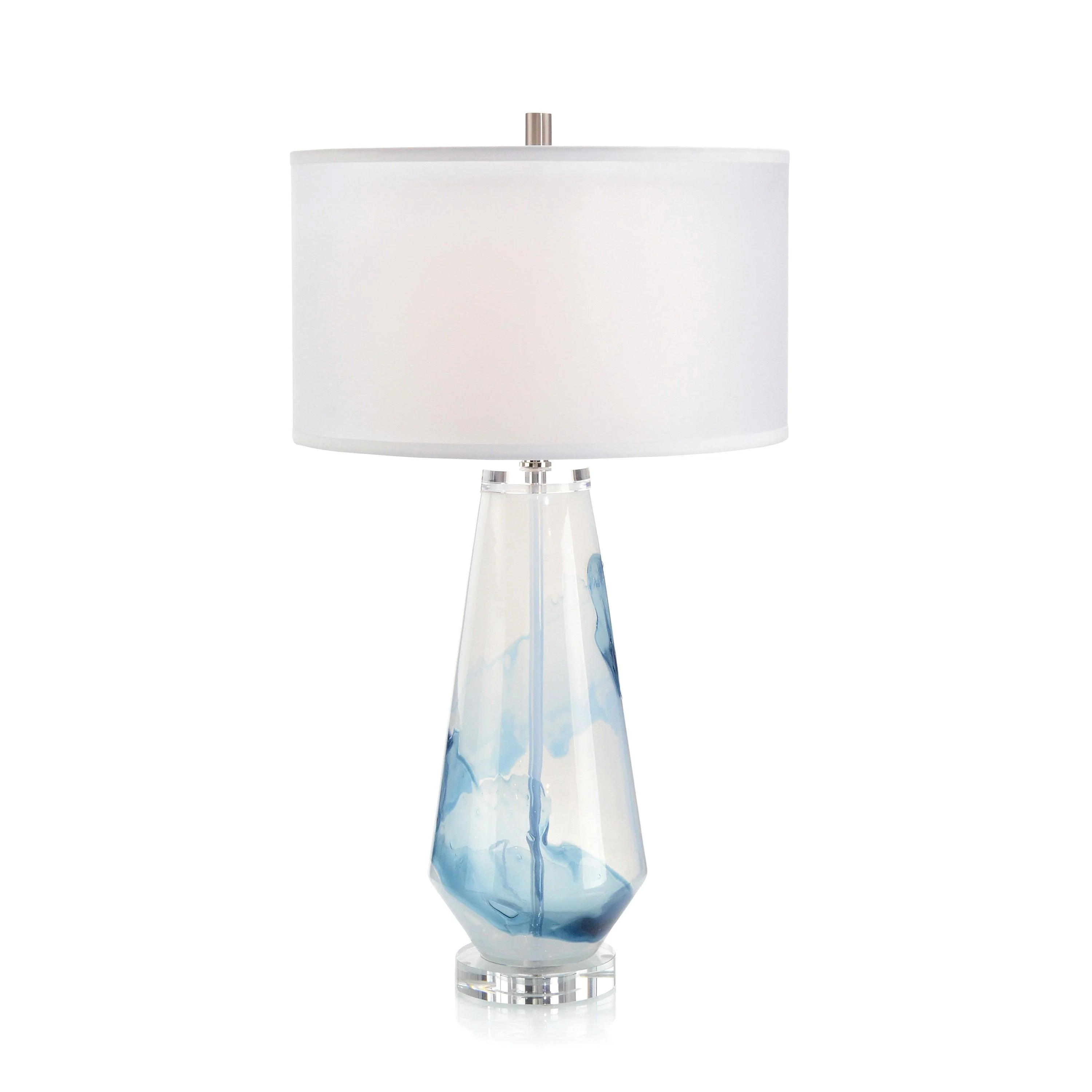 Blue Cloud Glass Table Lamp - Remutear