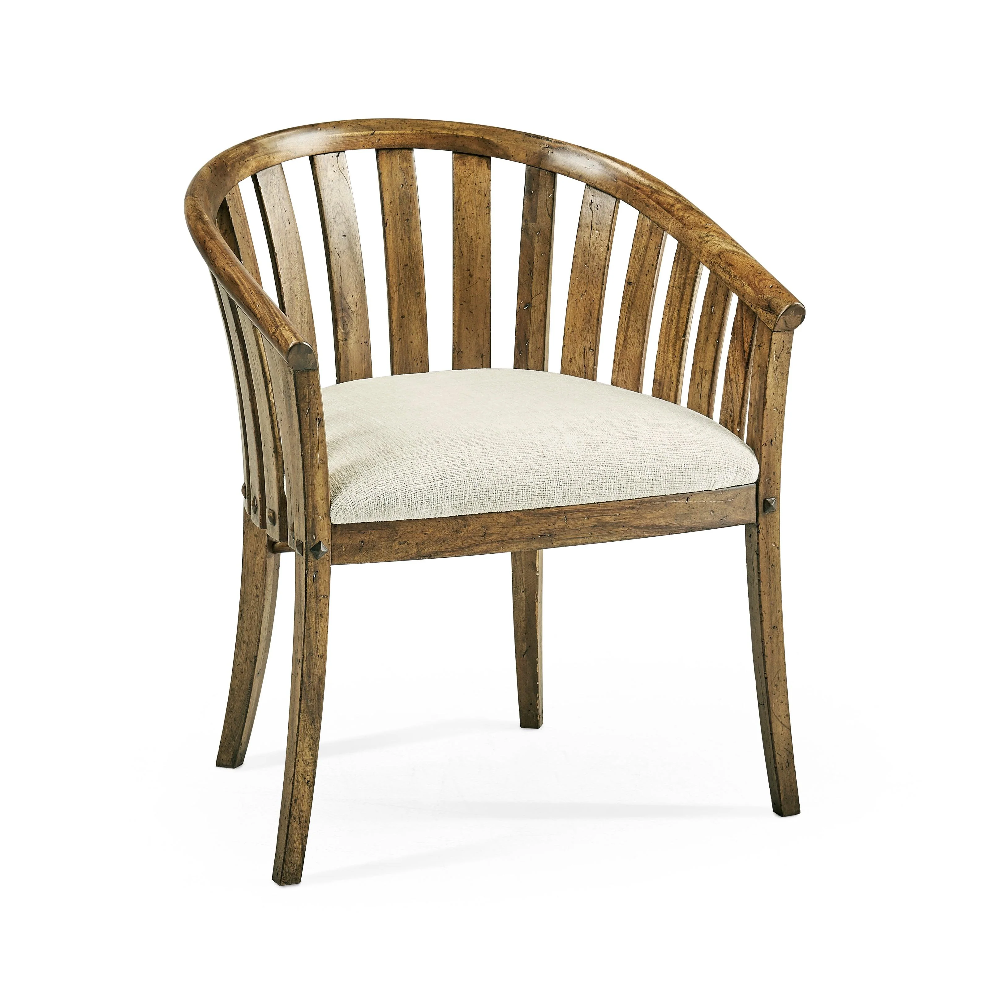 Casual Accents Medium Driftwood Tub Arm Chair - Remutear