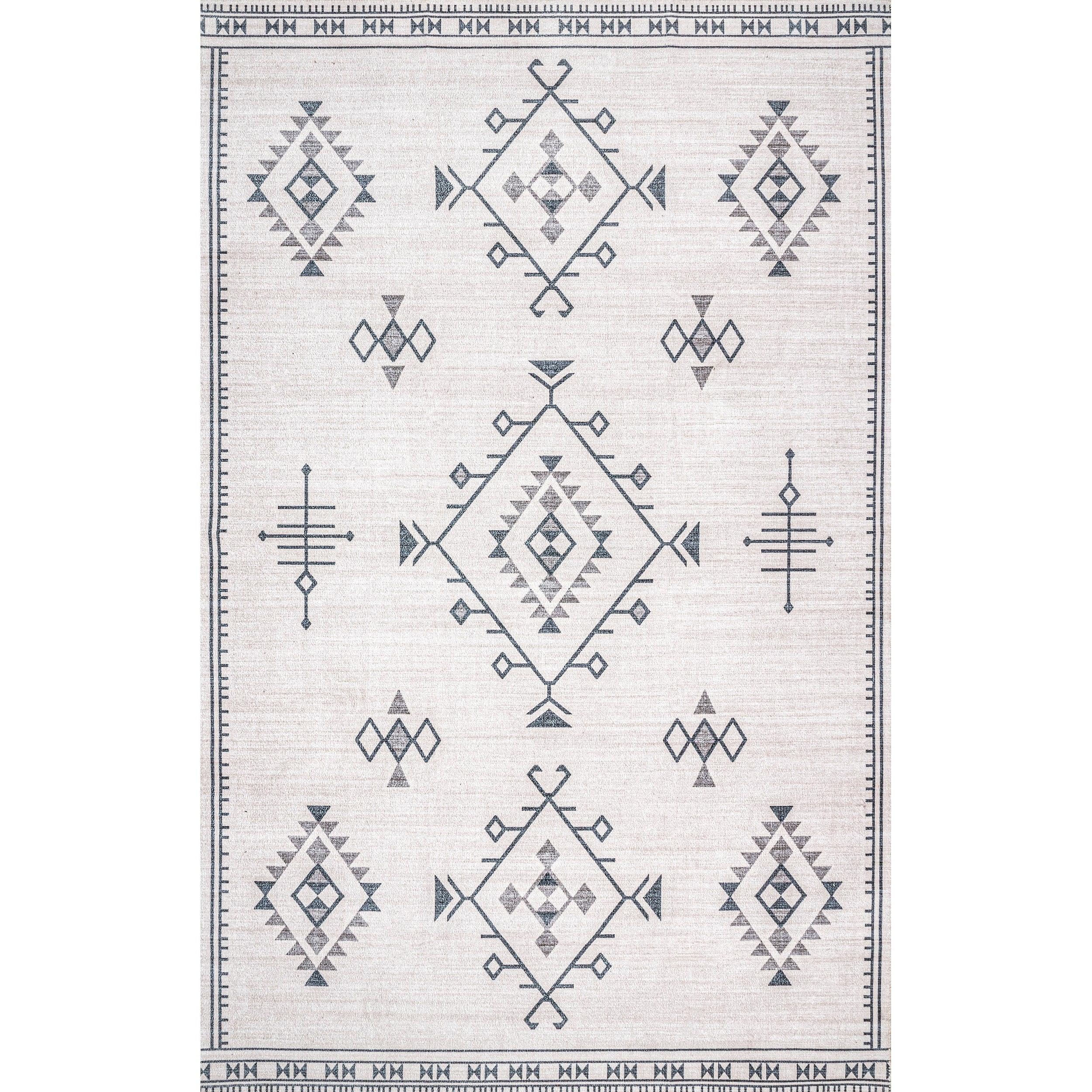 Evalyn Southwestern Machine Washable Area Rug - Remutear