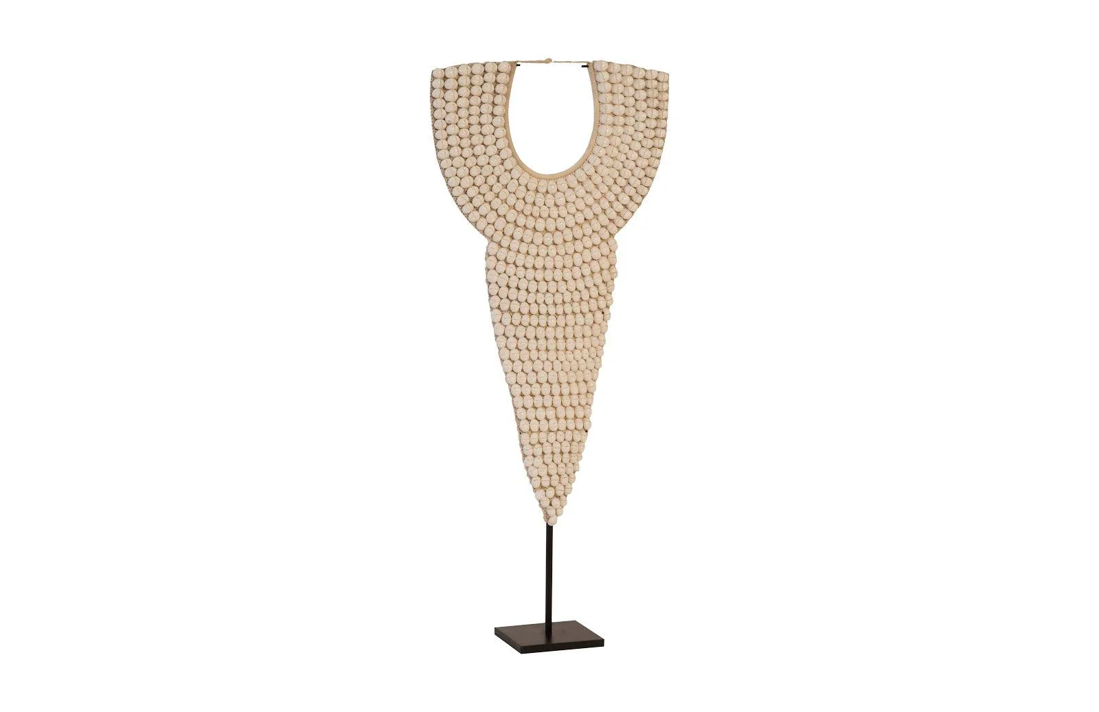 Shell Necklace Sculpture, on stand - Remutear