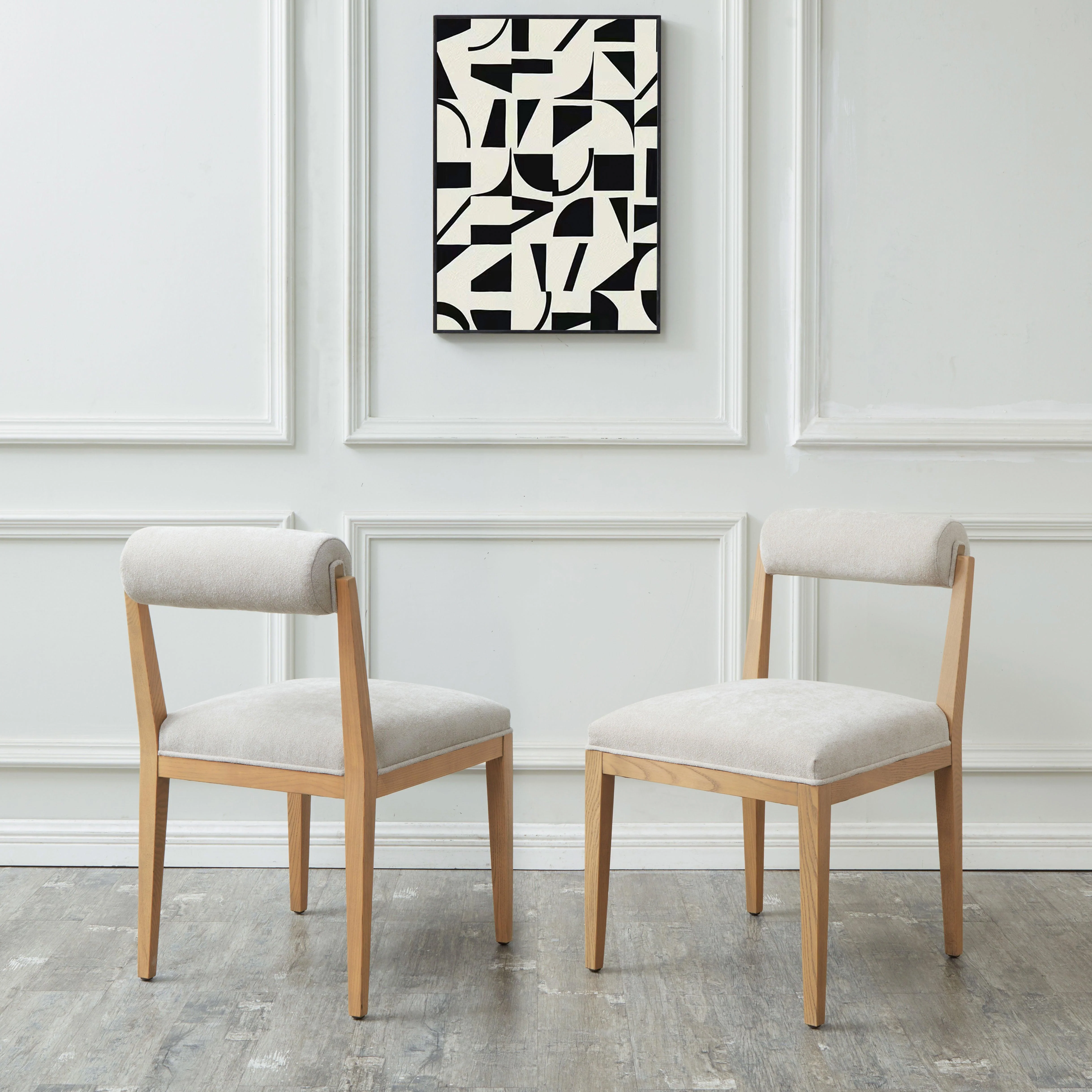 OAKLIE ROLLED BACK DINING CHAIR - Remutear