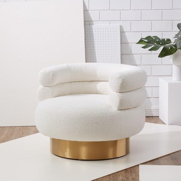 WENDELL BOUCLE SWIVEL CHAIR - Remutear