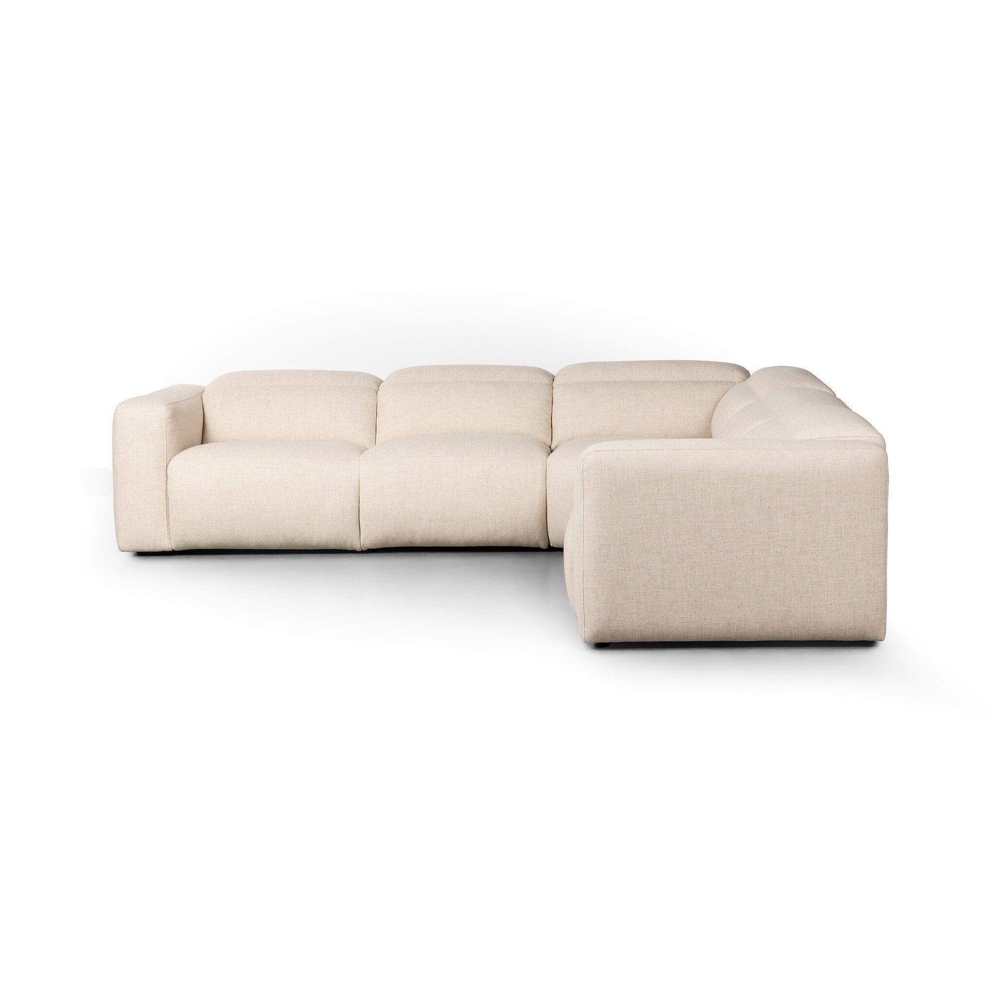 Radley Power Recliner 5-Piece Sectional - Remutear