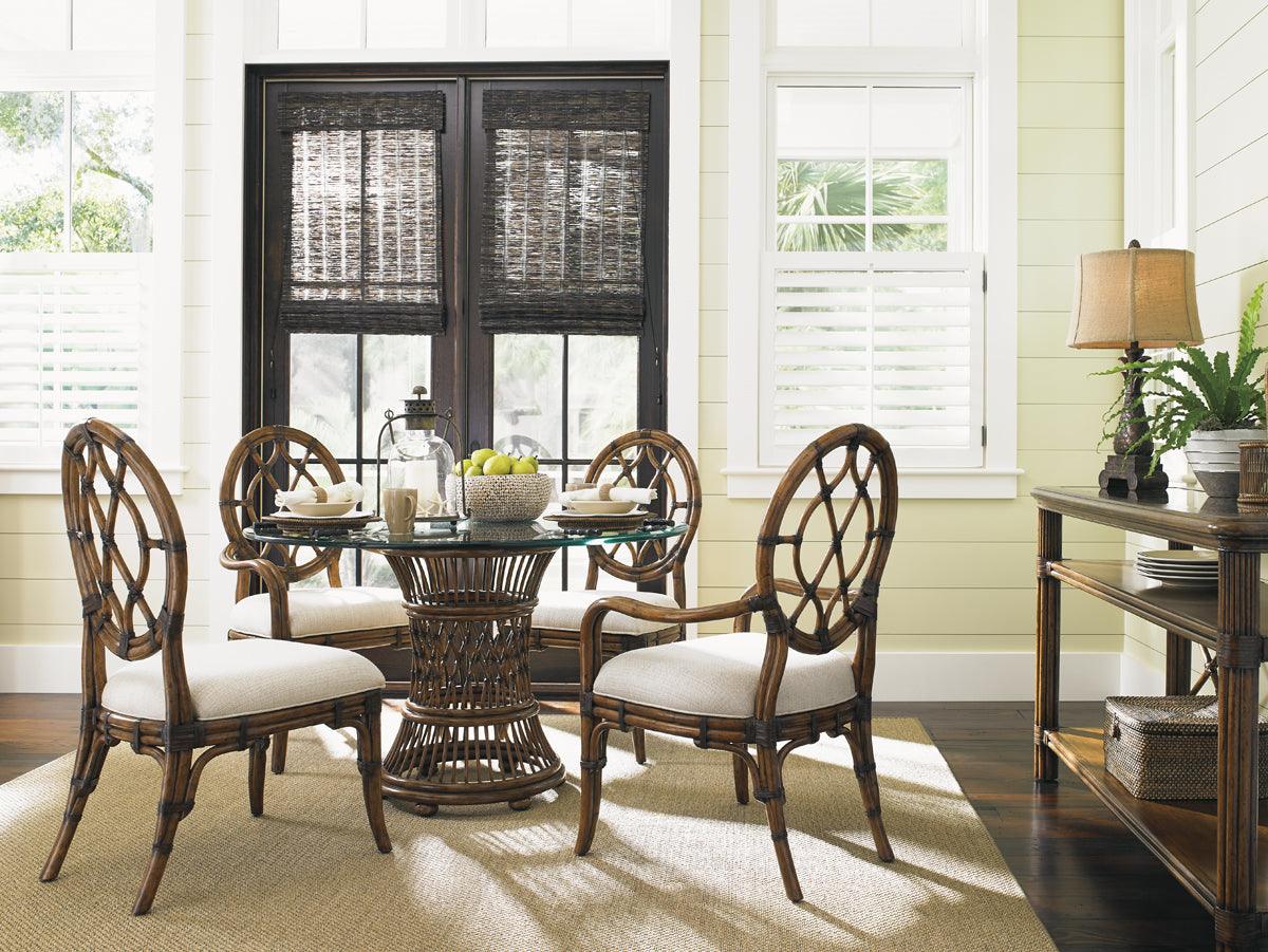 Bali Hai Cedar Key Oval Back Side Chair - Remutear