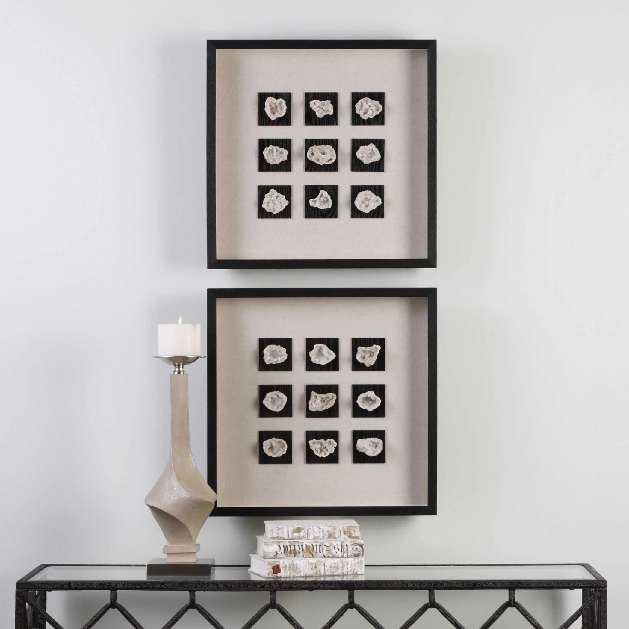 Geode Linen Shadow Box - Remutear