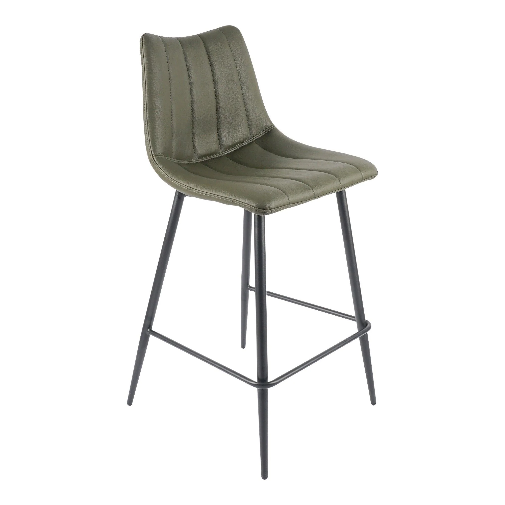 Alibi Counter Stool Dark Green - Set Of Two - Remutear