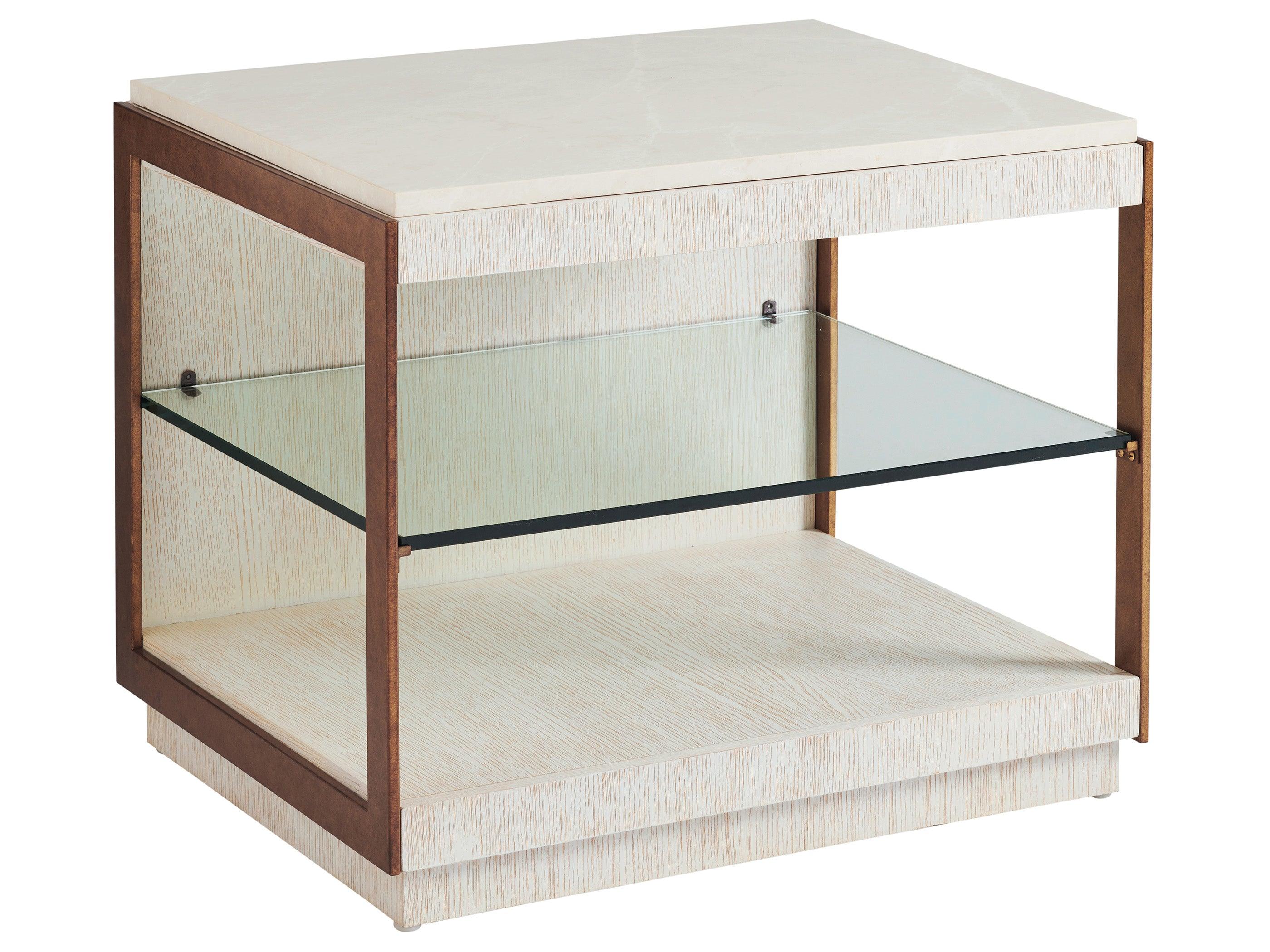 Carmel Point Lobos Rectangular End Table - Remutear