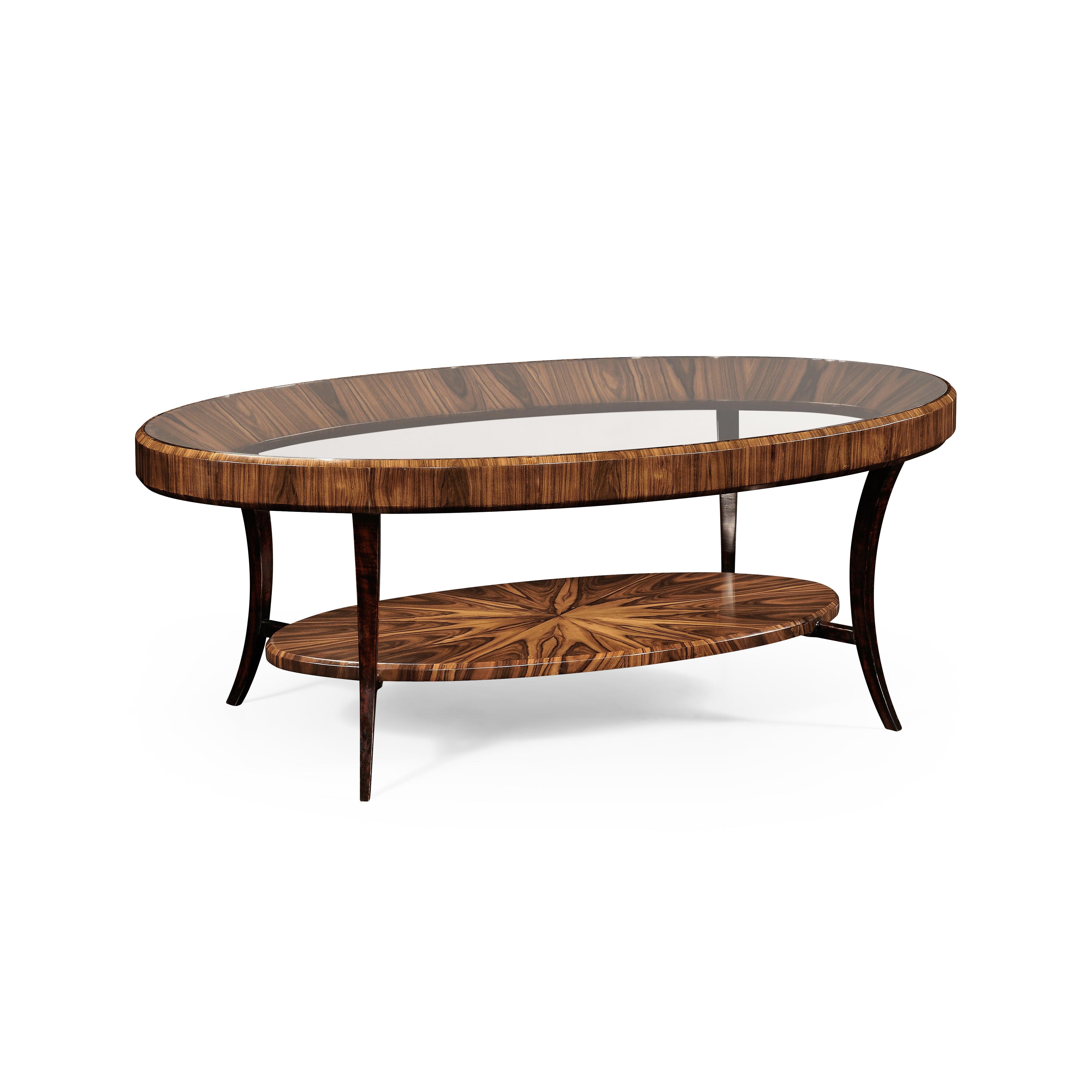 Santos Glass Top Cocktail Table - Remutear