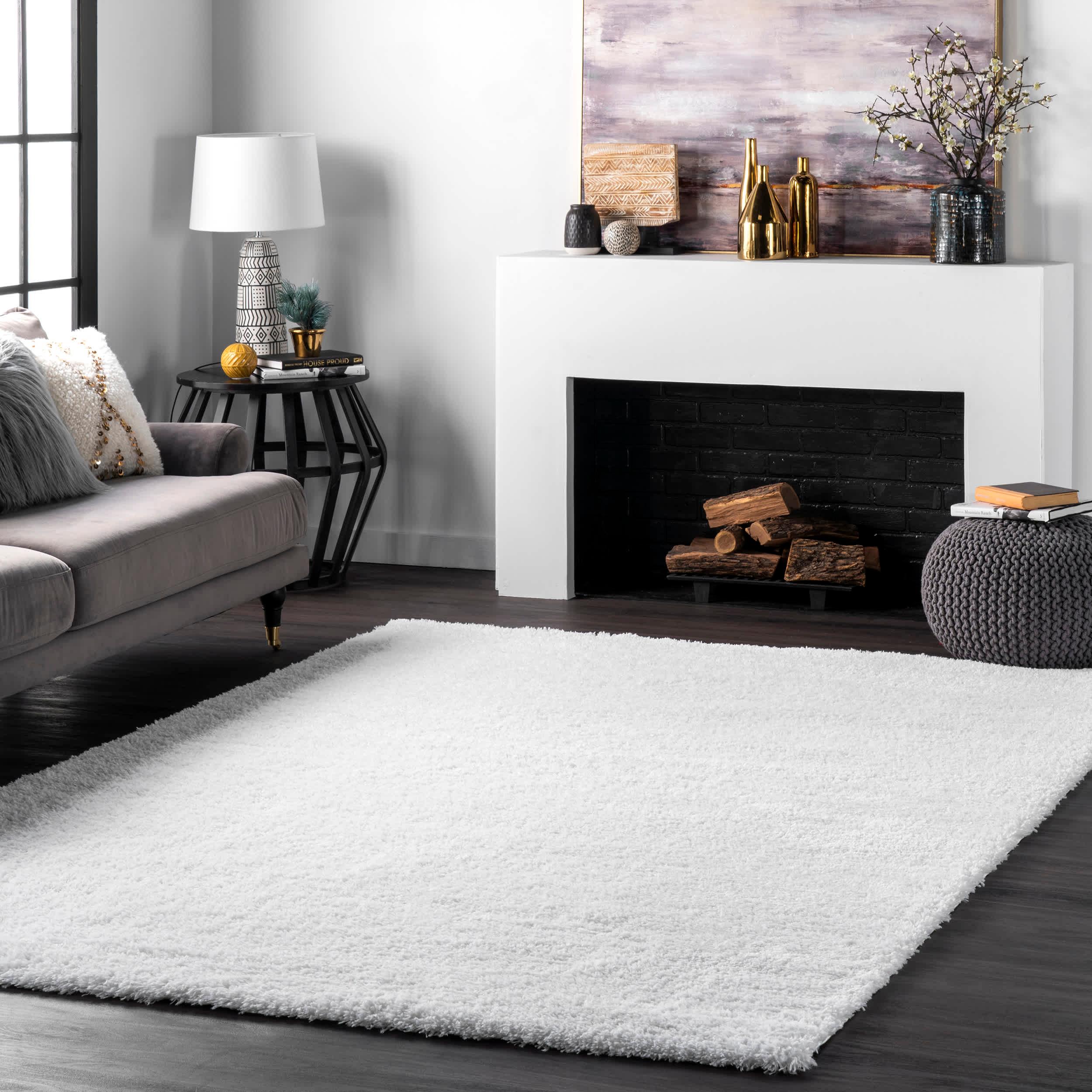 Gynel Cloudy Shag Area Rug - Remutear