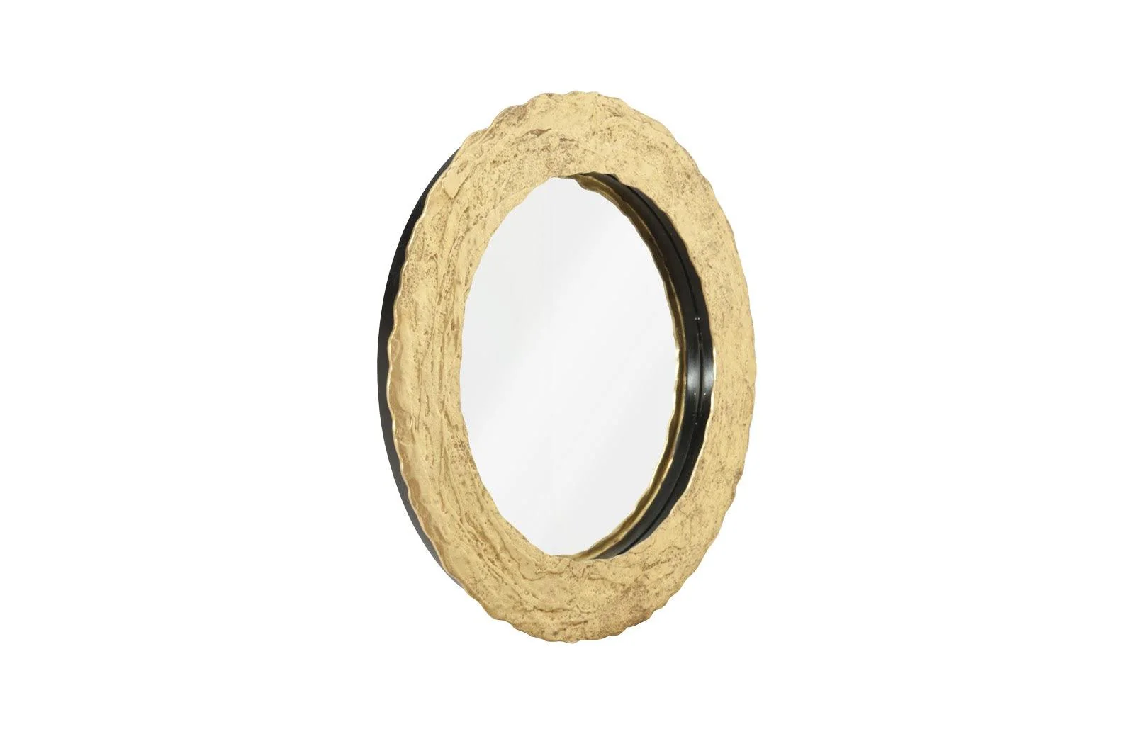 Molten Mirror, Round, Gold Leaf - Remutear